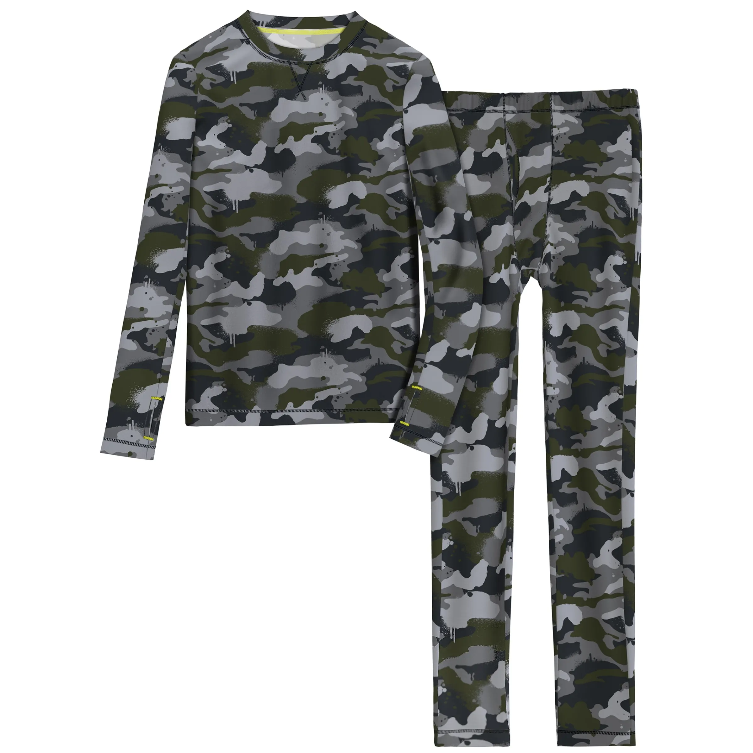 Discount Boys Comfortech Stretch Poly 2 pc. Long Sleeve Crew & Pant Set Kids/BOY Boys Sets