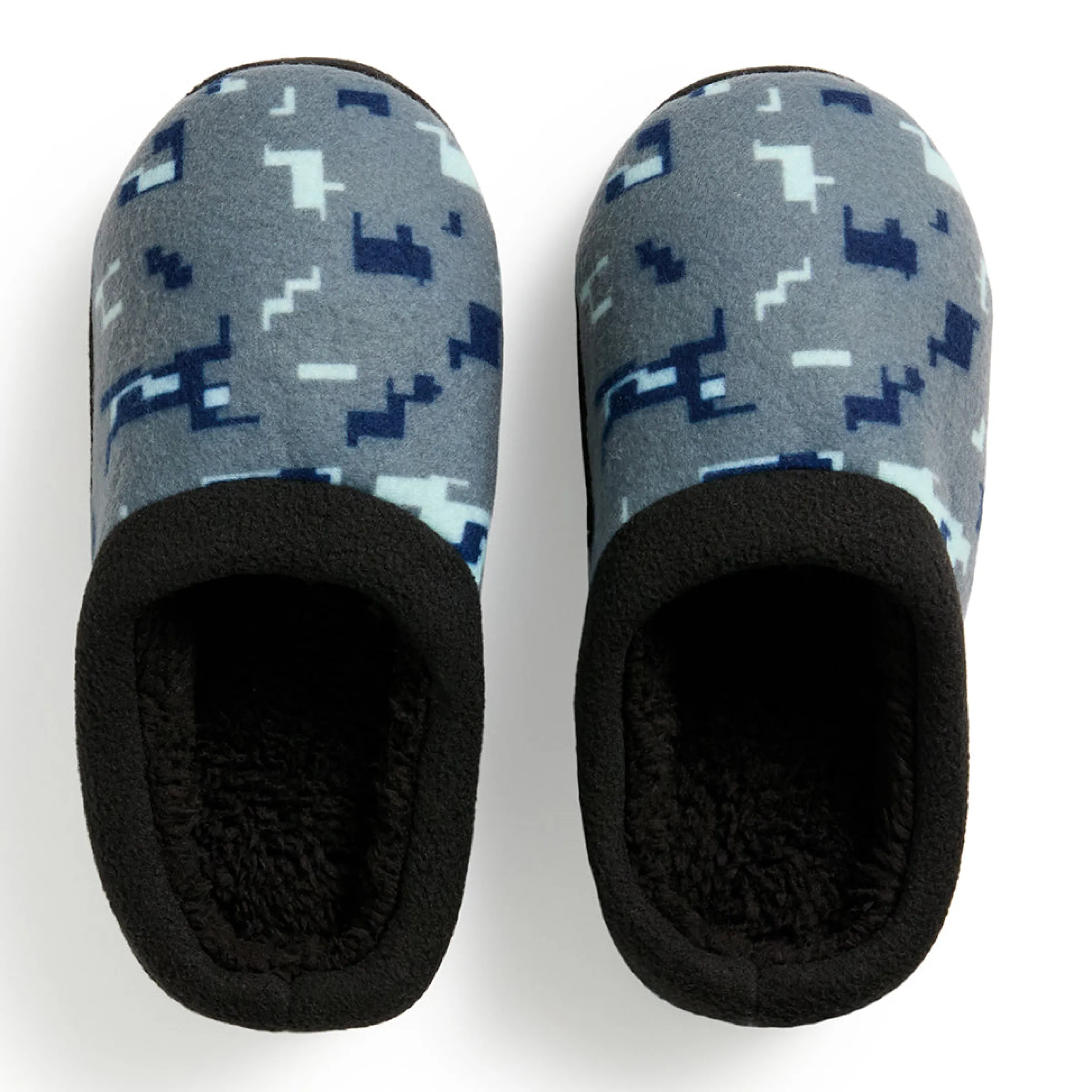 Best Boys Printed Glitch Fleece Clog Slipper Slippers