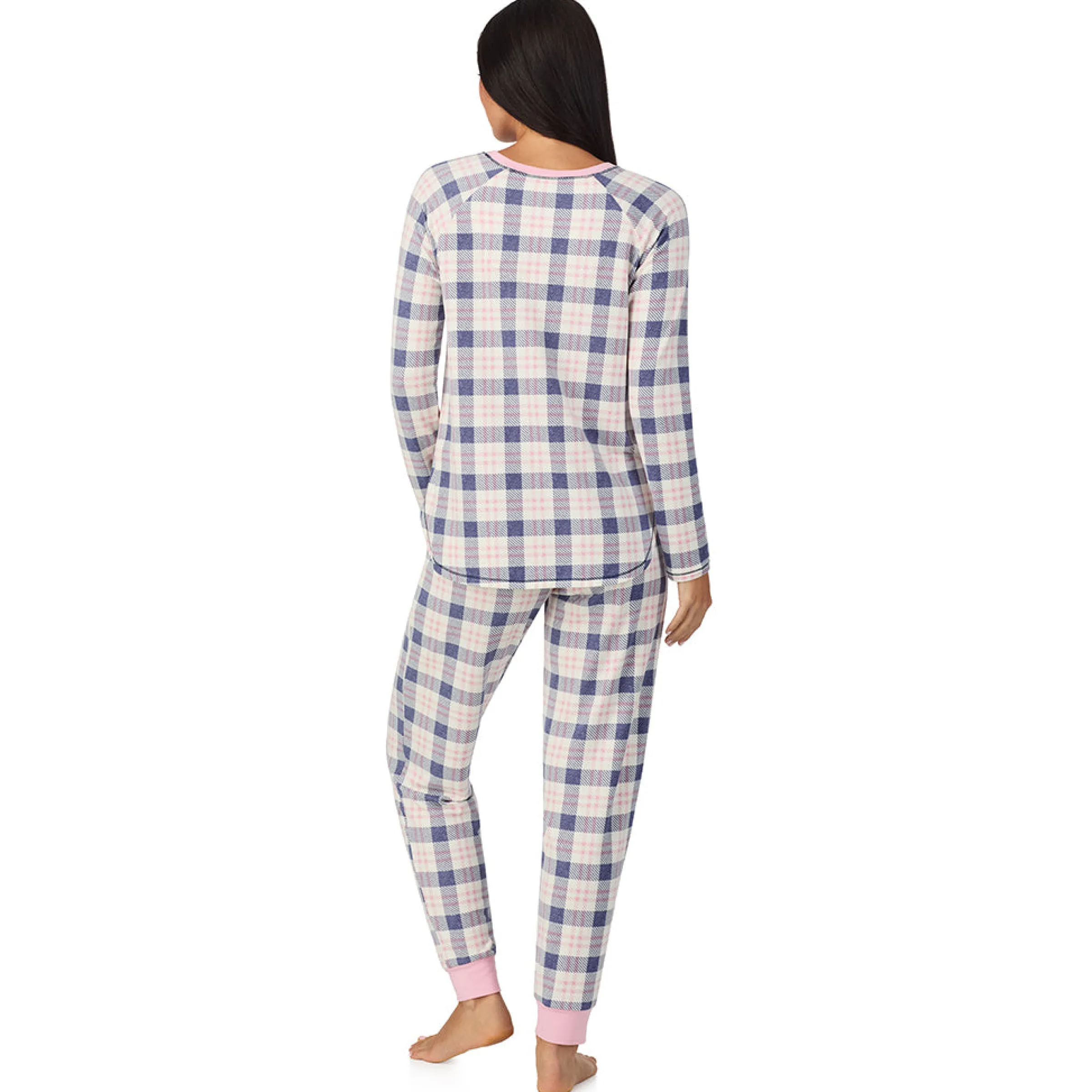 Best Brushed Sweater Knit Long Sleeve Top with Jogger 2-Pc Pajama Set Women Sleepwear|Long Sleeves