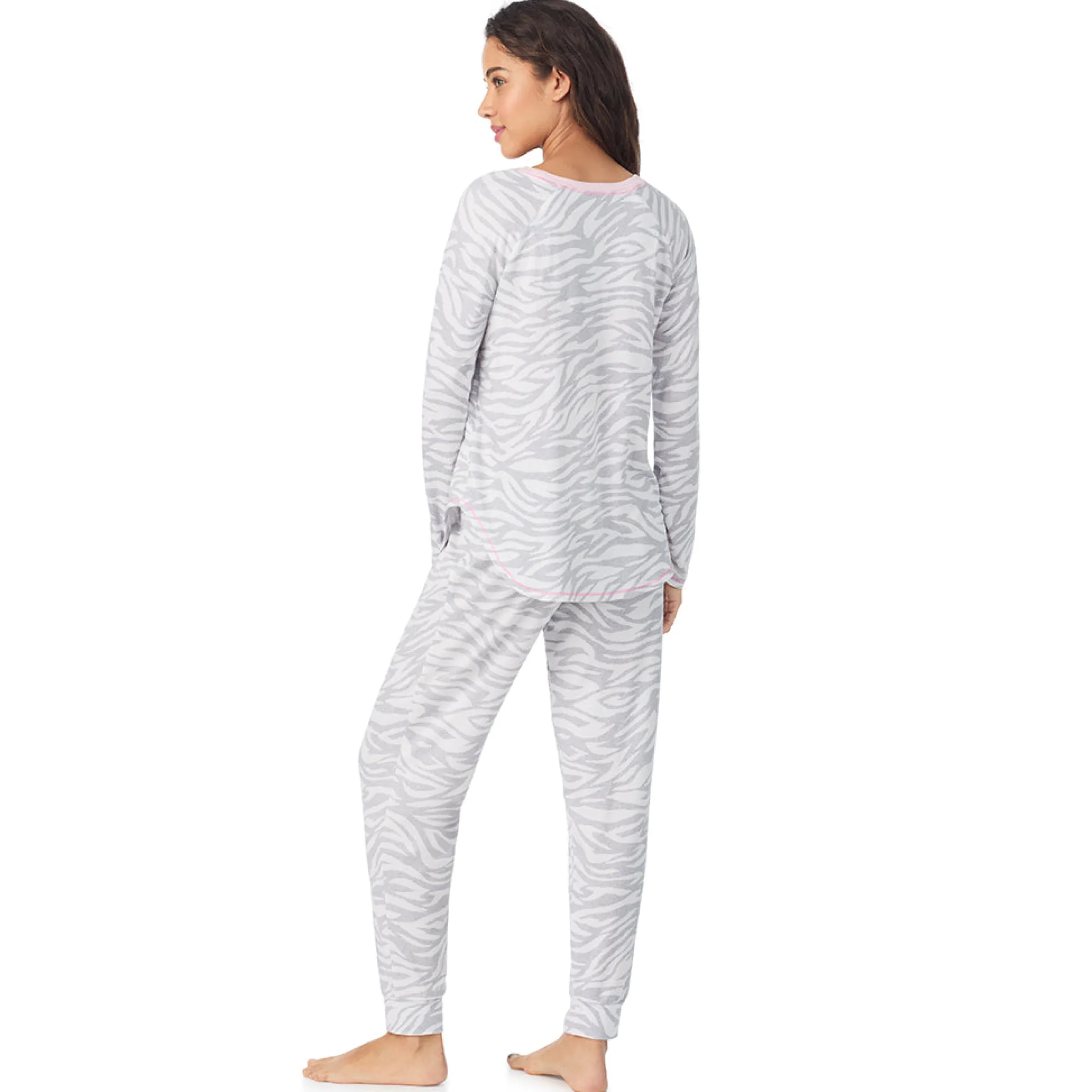 Hot Brushed Sweater Knit Long Sleeve Pajama Set Women Sleepwear|Long Sleeves