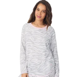 Hot Brushed Sweater Knit Long Sleeve Pajama Set Women Sleepwear|Long Sleeves
