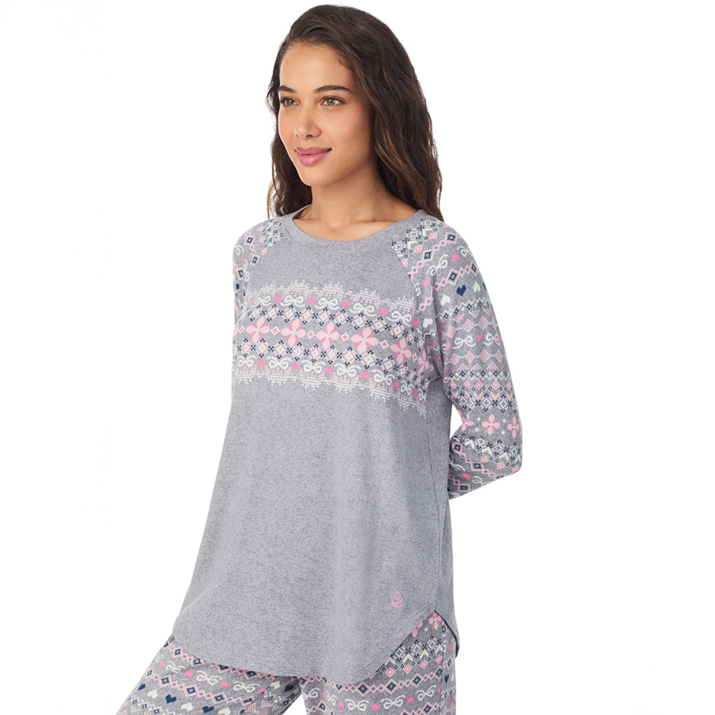Hot Brushed Sweater Knit Long Sleeve Pajama Set Women Sleepwear|Long Sleeves