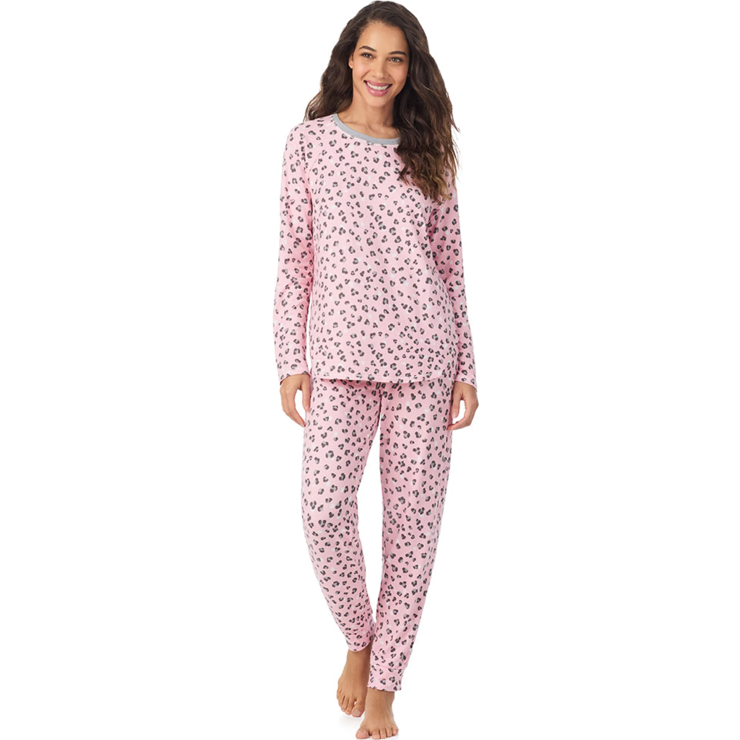 Hot Brushed Sweater Knit Long Sleeve Pajama Set Women Sleepwear|Long Sleeves