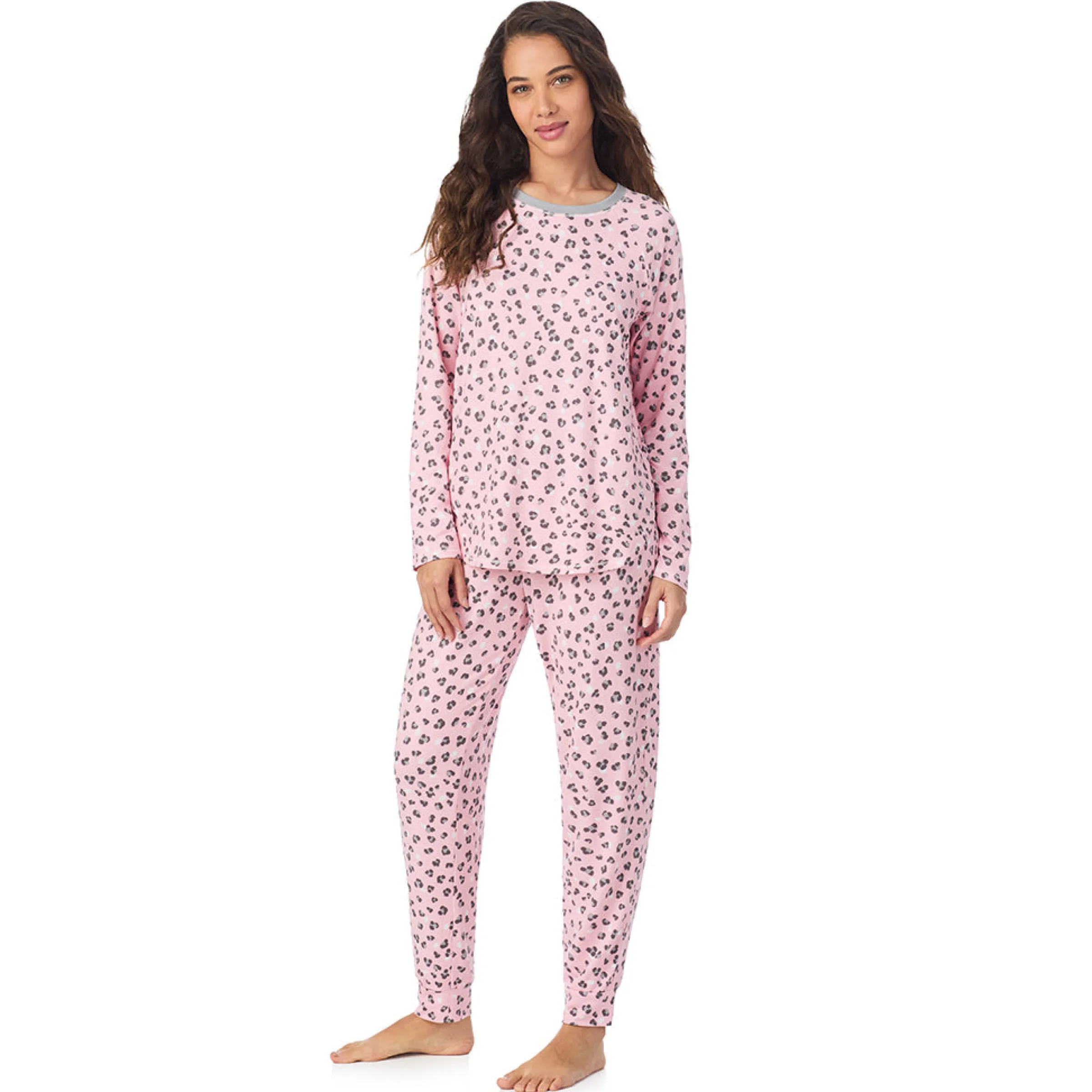 Hot Brushed Sweater Knit Long Sleeve Pajama Set Women Sleepwear|Long Sleeves