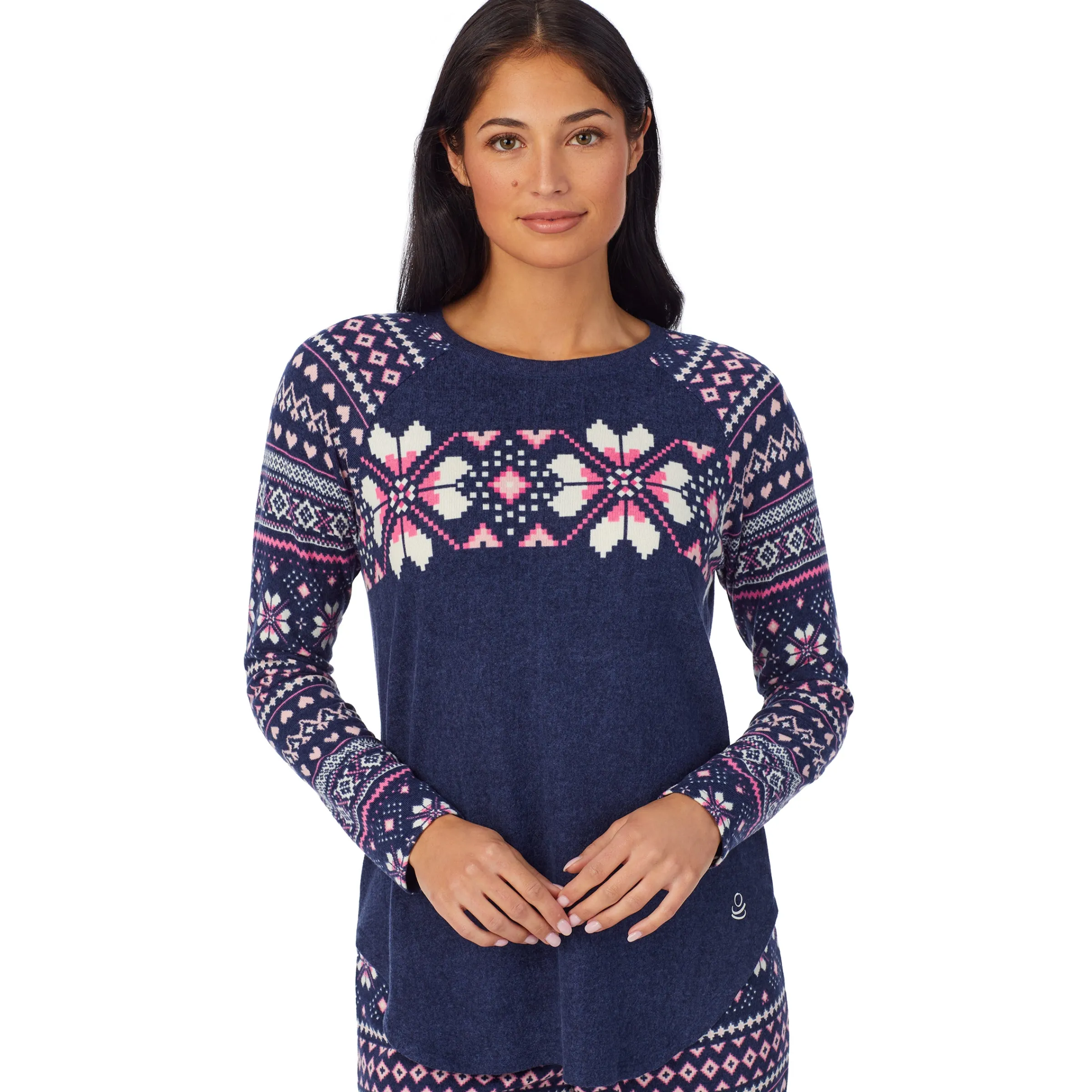 Hot Brushed Sweater Knit Long Sleeve Pajama Set Women Sleepwear|Long Sleeves