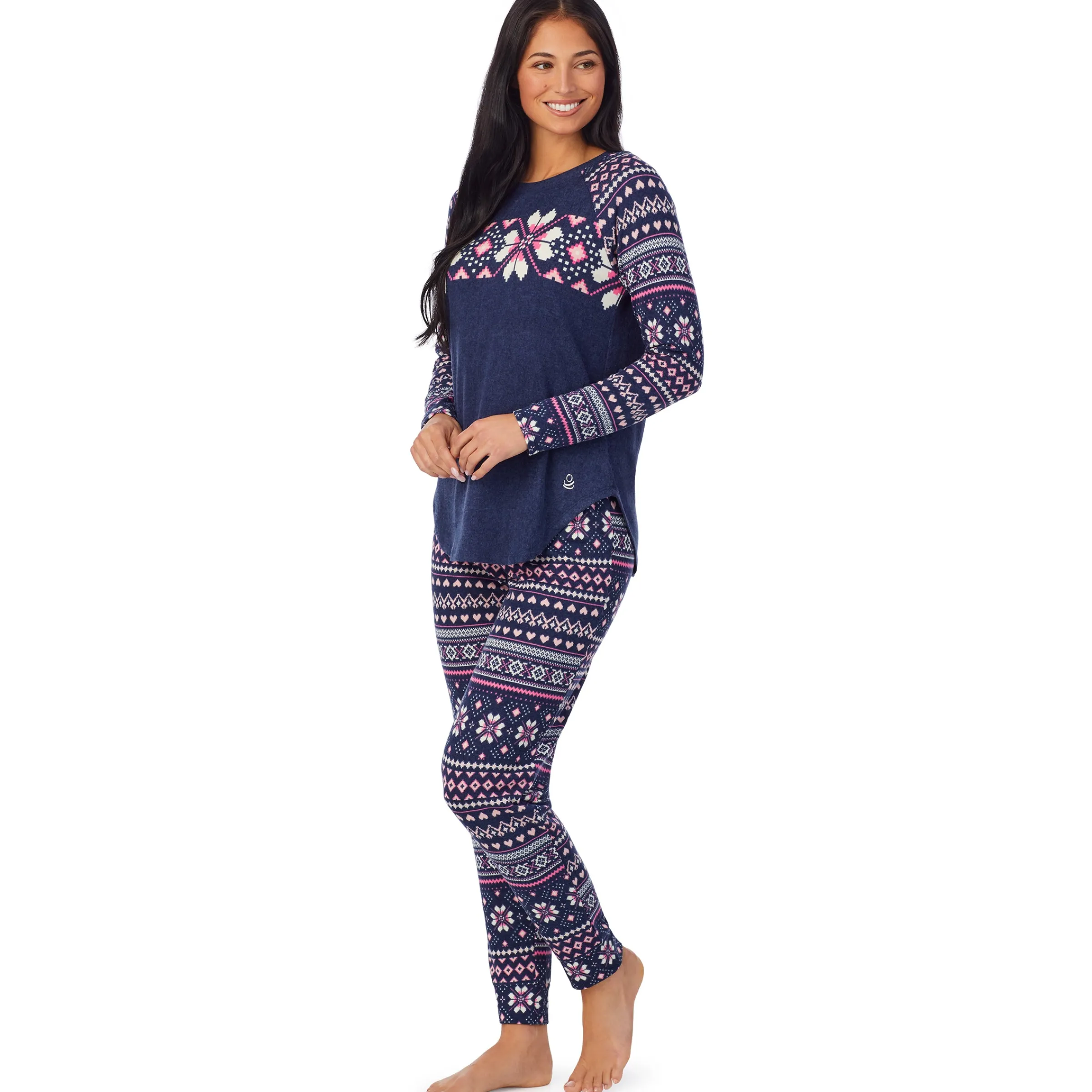 Hot Brushed Sweater Knit Long Sleeve Pajama Set Women Sleepwear|Long Sleeves