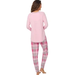 Hot Brushed Sweater Knit Long Sleeve Pajama Set Women Sleepwear|Long Sleeves