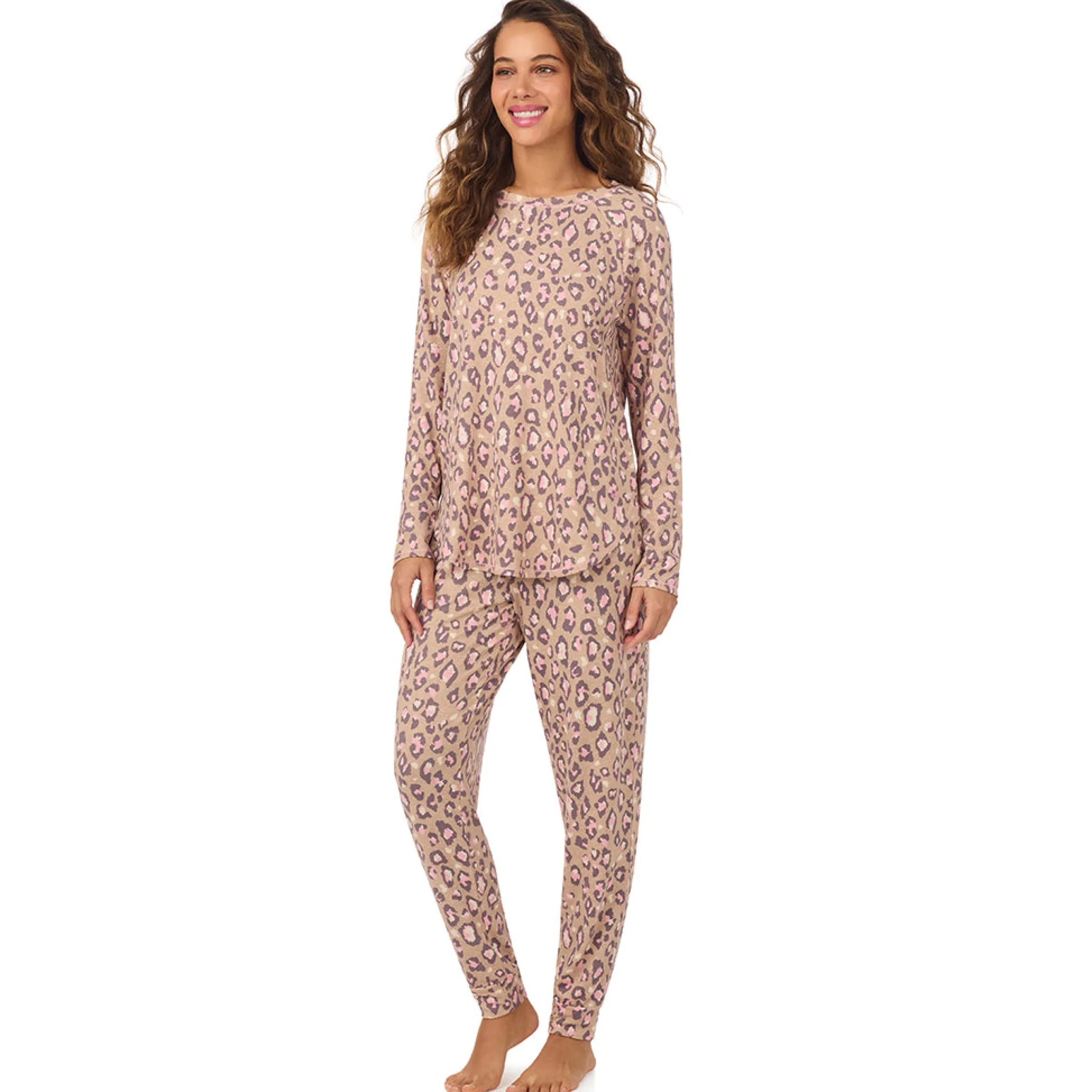 Hot Brushed Sweater Knit Long Sleeve Pajama Set Women Sleepwear|Long Sleeves