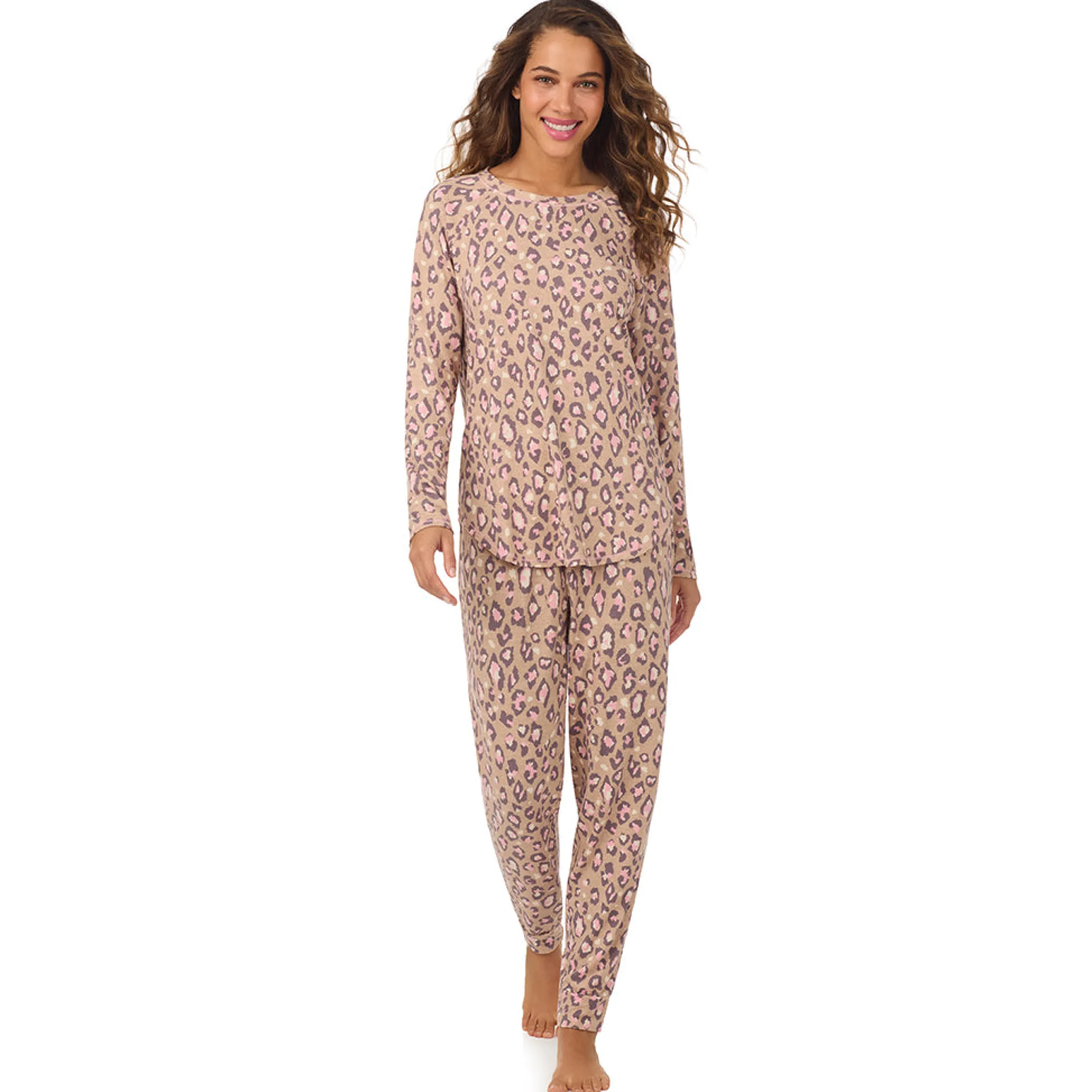 Hot Brushed Sweater Knit Long Sleeve Pajama Set Women Sleepwear|Long Sleeves