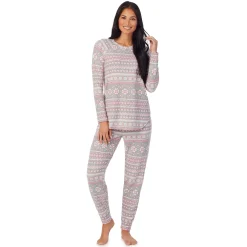 Hot Brushed Sweater Knit Long Sleeve Pajama Set Women Sleepwear|Long Sleeves