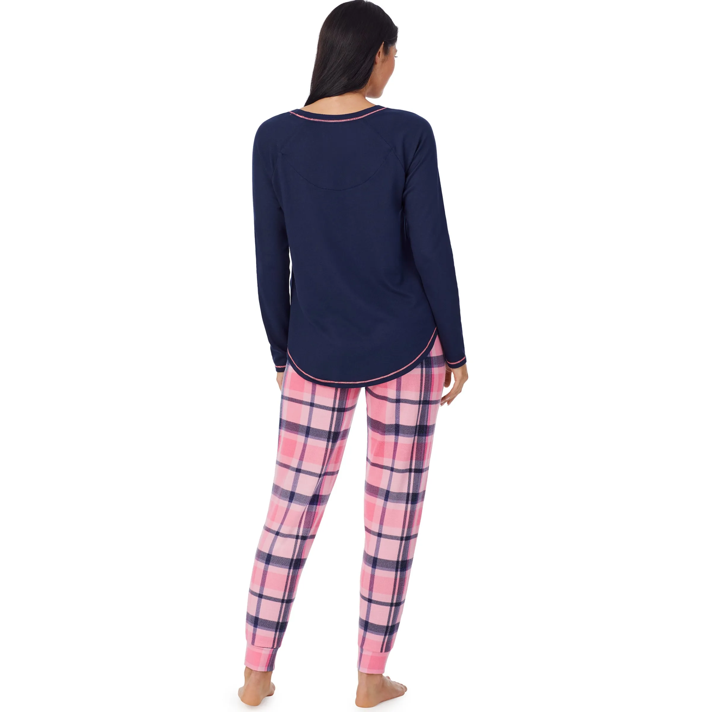 Hot Brushed Sweater Knit Long Sleeve Pajama Set Women Sleepwear|Long Sleeves