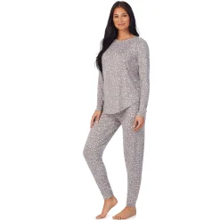 Hot Brushed Sweater Knit Long Sleeve Pajama Set Women Sleepwear|Long Sleeves