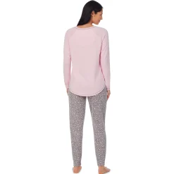 Hot Brushed Sweater Knit Long Sleeve Pajama Set Women Sleepwear|Long Sleeves