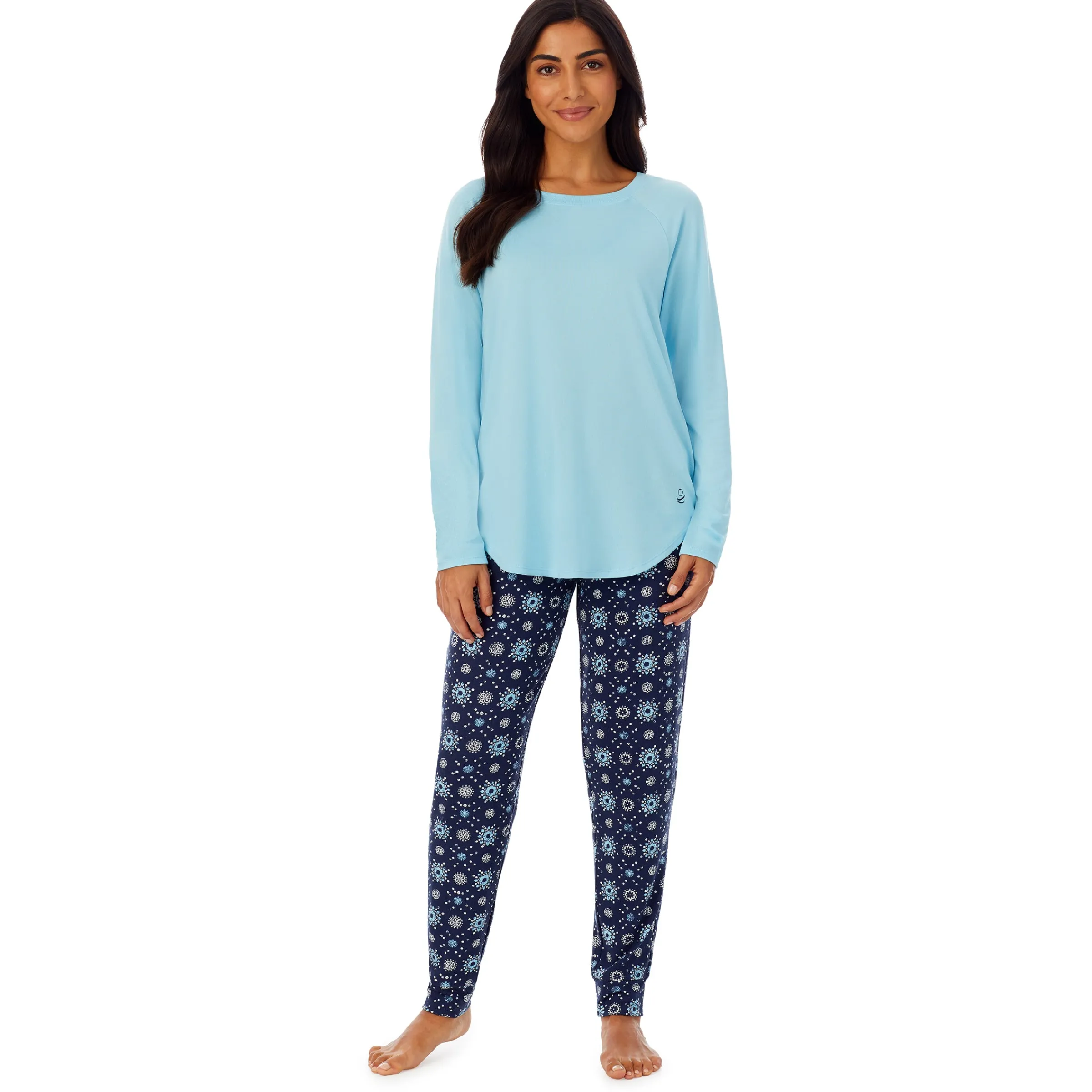 Hot Brushed Sweater Knit Long Sleeve Pajama Set Women Sleepwear|Long Sleeves