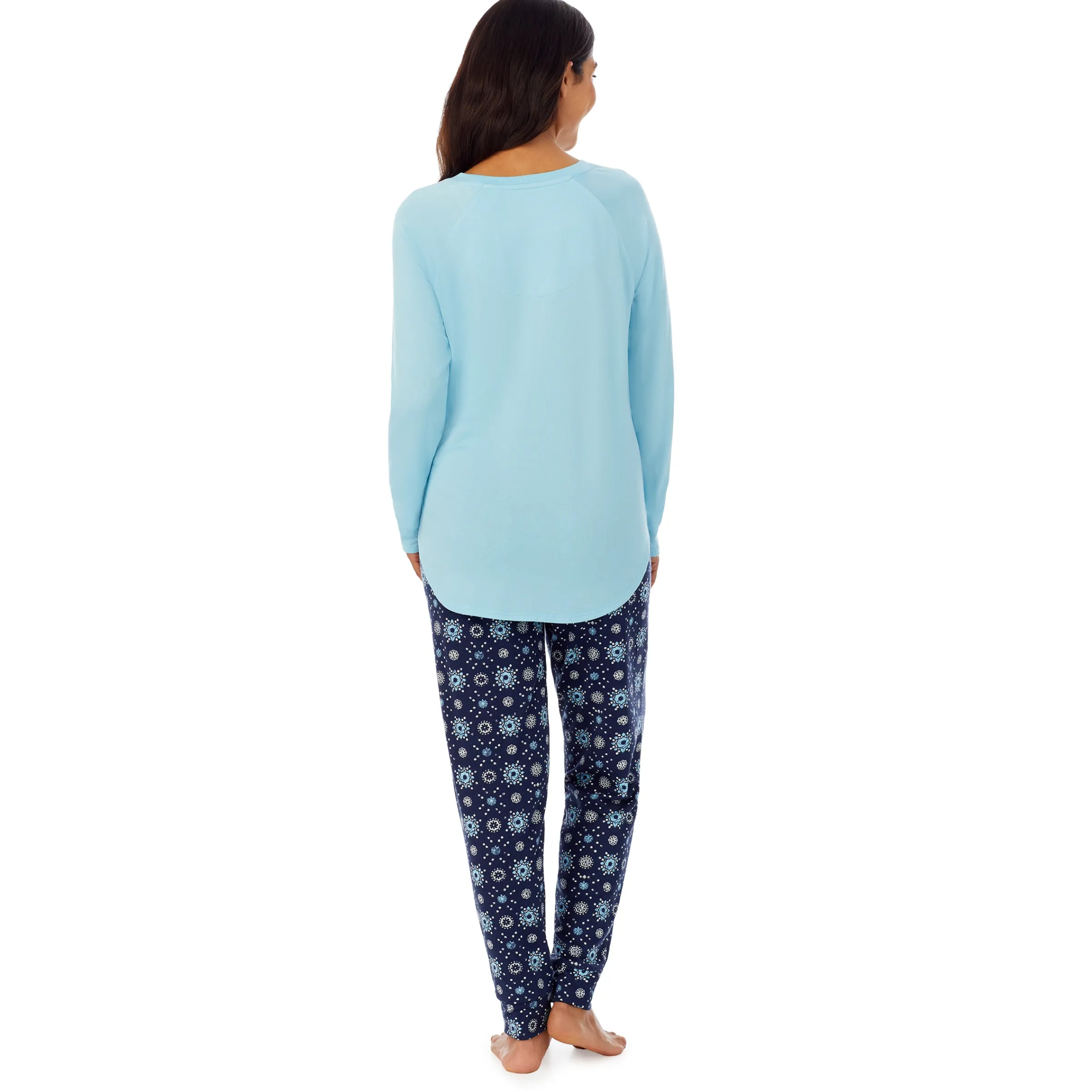 Hot Brushed Sweater Knit Long Sleeve Pajama Set Women Sleepwear|Long Sleeves