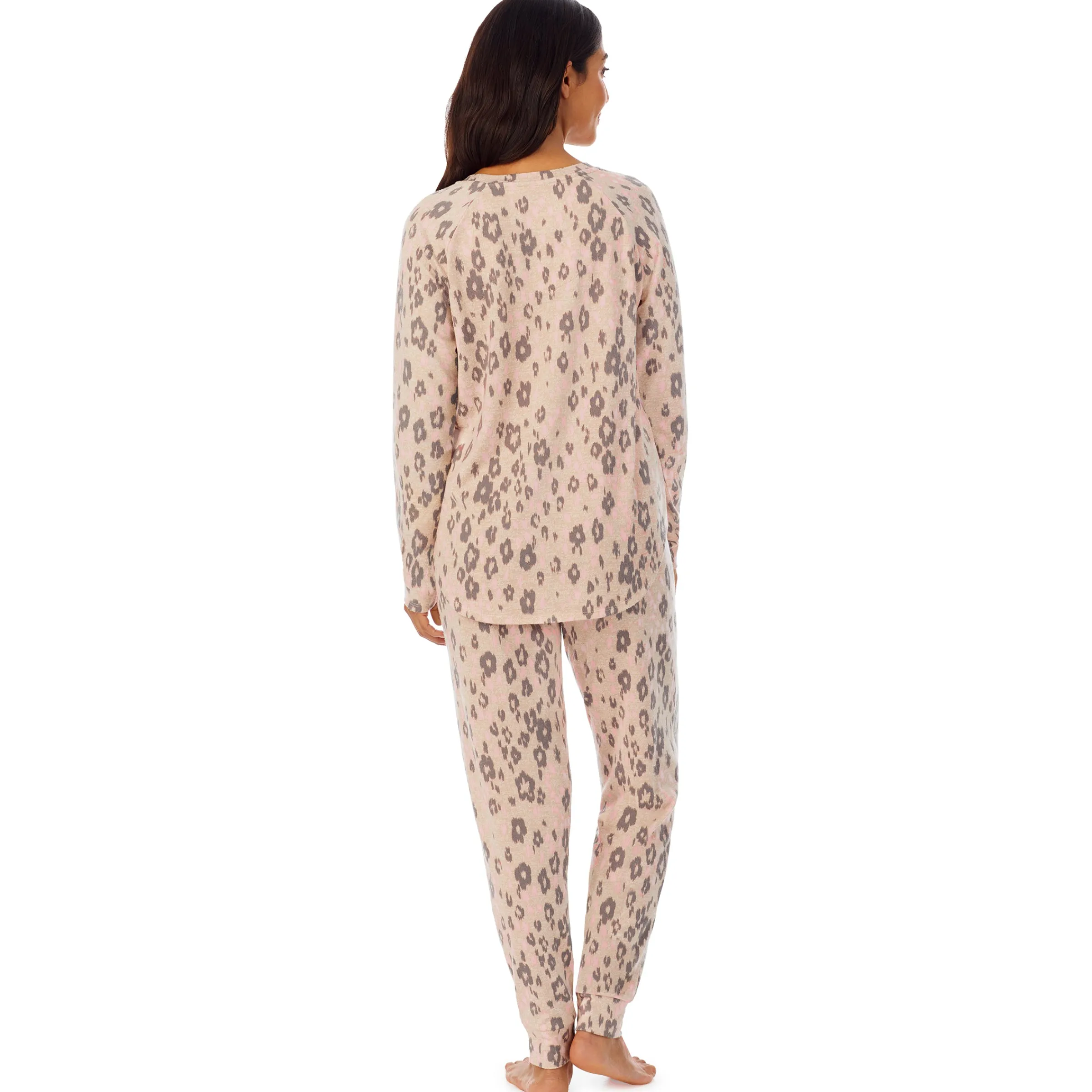 Hot Brushed Sweater Knit Long Sleeve Pajama Set Women Sleepwear|Long Sleeves