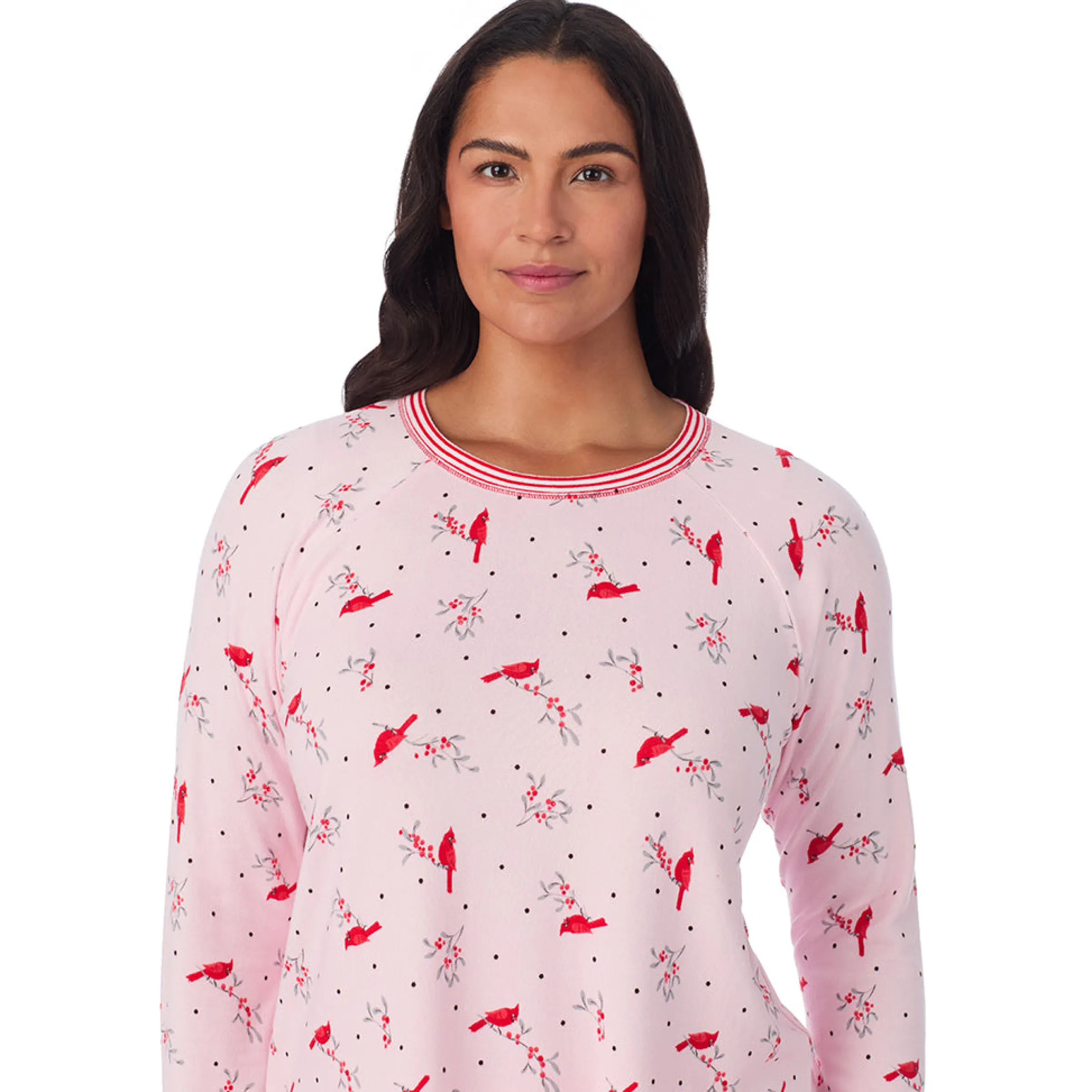 Discount Brushed Sweater Knit Long Sleeve Top with Jogger 2-Pc Pajama Set PLUS Women Sleepwear|Plus Size