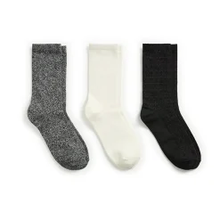 Sale Circles Texture Midweight Crew Sock 3-Pack Women Socks|Women's Accessories