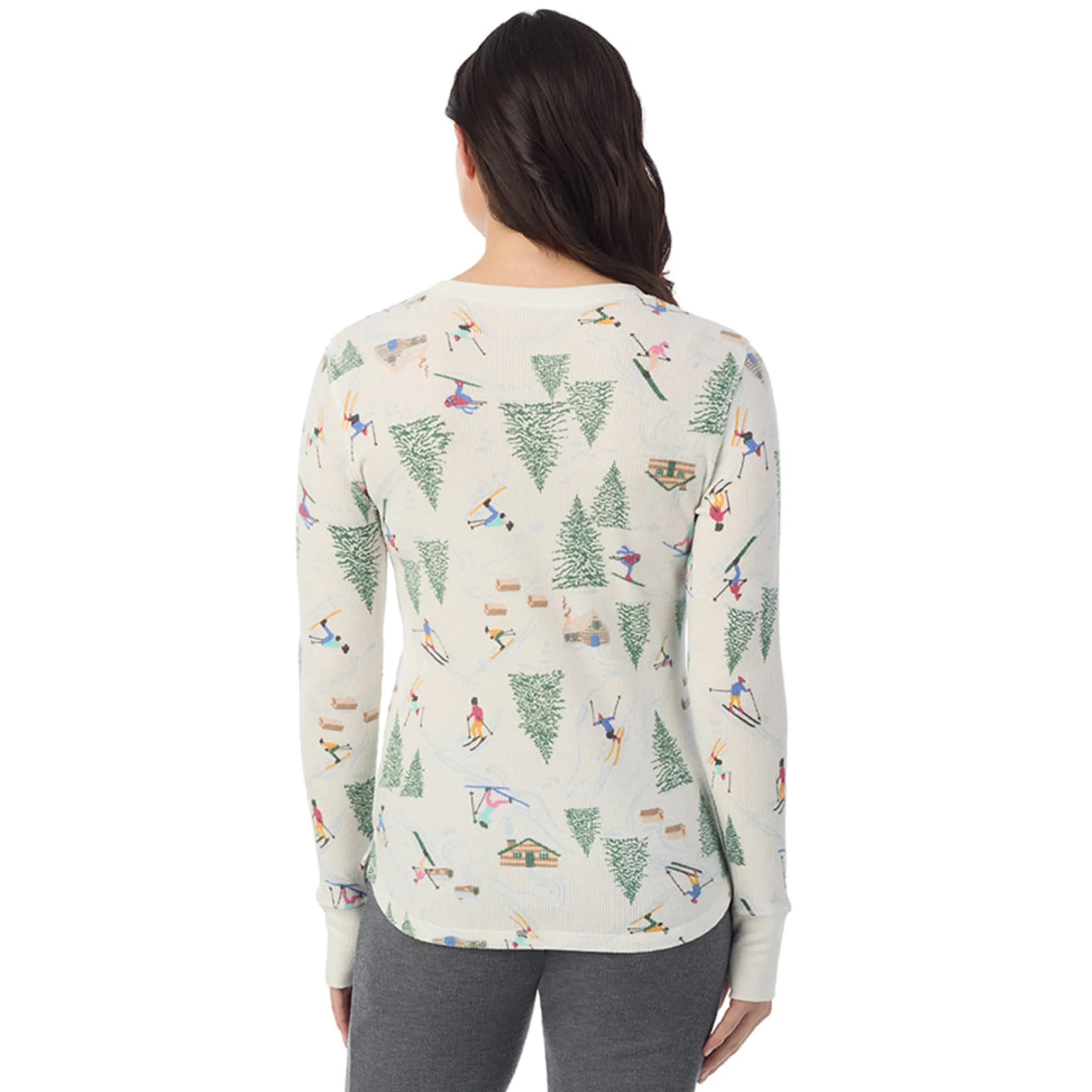 Hot Cozy Stretch Thermal Long Sleeve Crew Women Long Sleeves