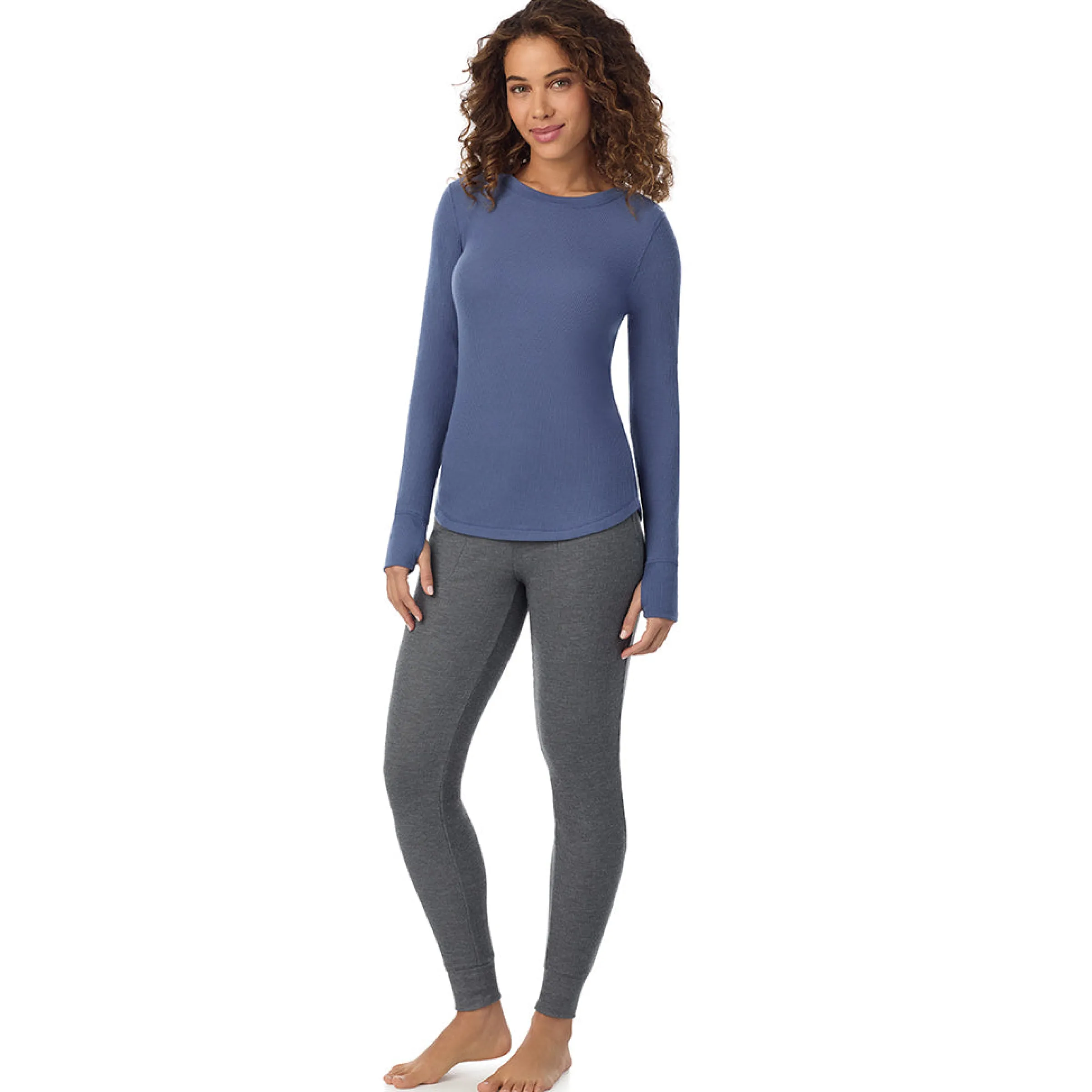 Hot Cozy Stretch Thermal Long Sleeve Crew Women Long Sleeves