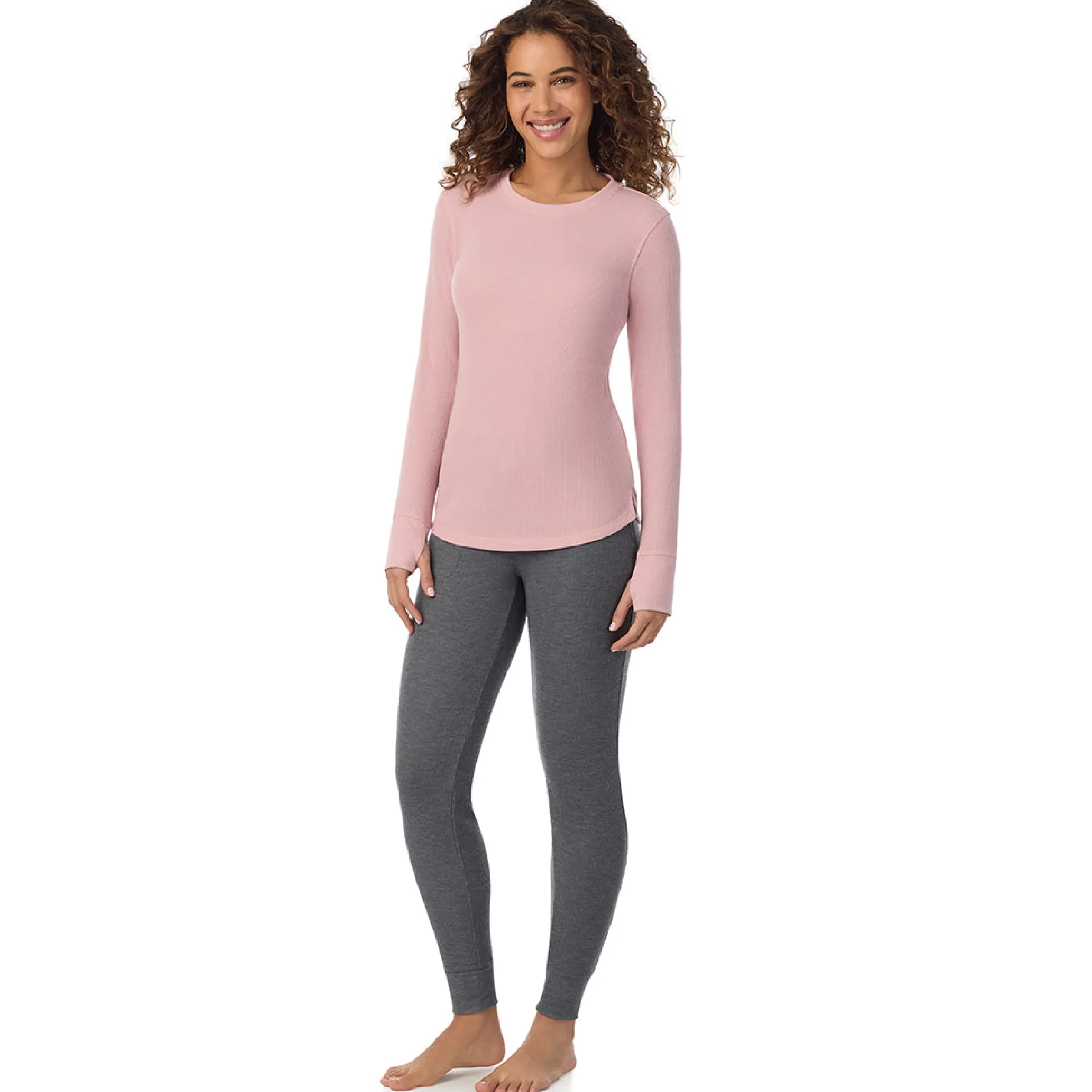 Hot Cozy Stretch Thermal Long Sleeve Crew Women Long Sleeves