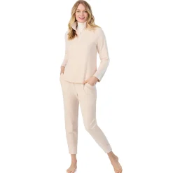 Outlet x Jennifer Lake Fleecewear with Stretch Cropped Jogger Women Bottoms