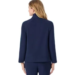 Hot x Jennifer Lake Fleecewear with Stretch Half-Zip Pullover Women Lounge|Wraps + Hoodies