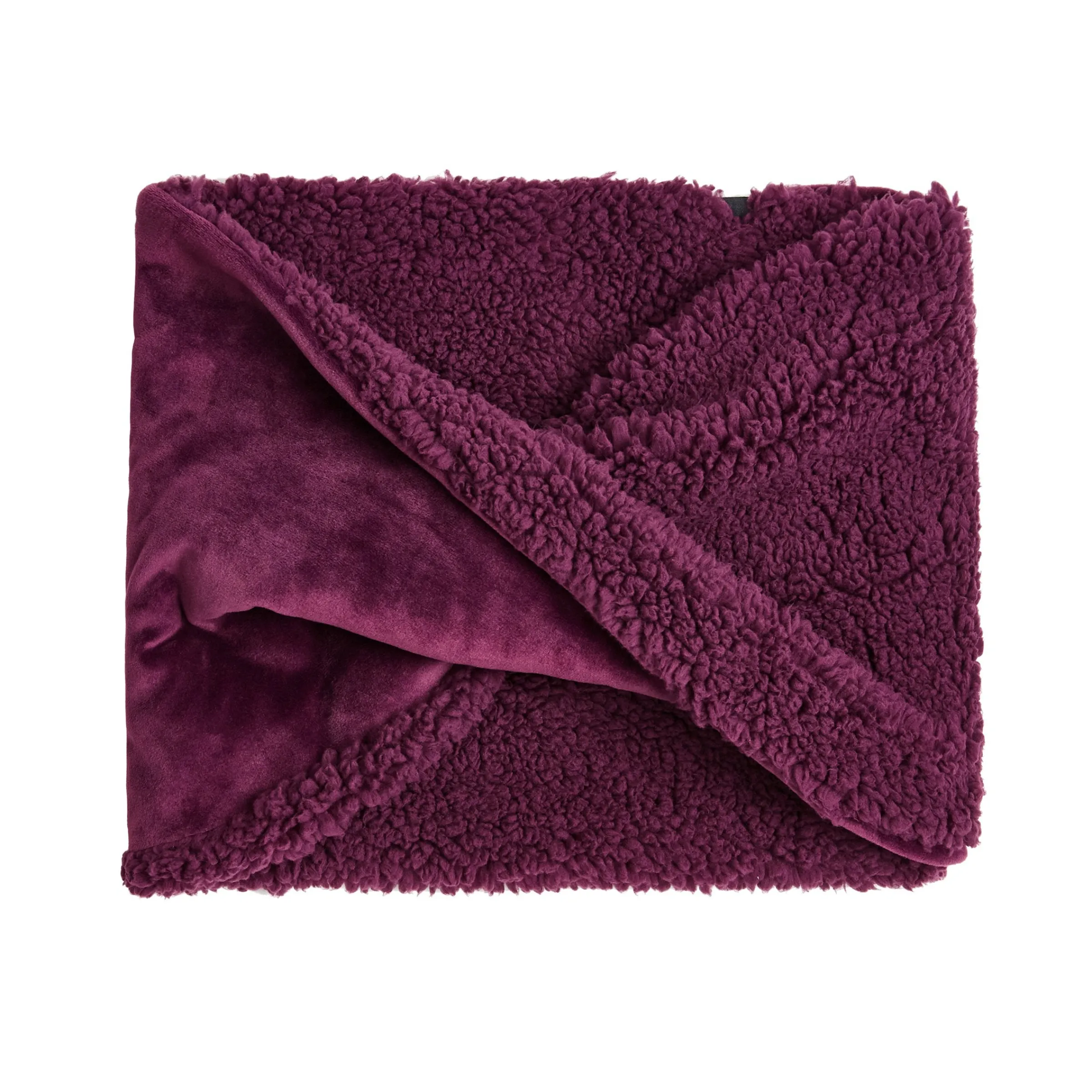 Double Plush Velour and Sherpa Reversible Neckwarmer Women Scarves|Women's Accessories