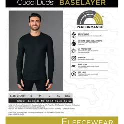 Online Fleecewear Long Sleeve Crew Tops