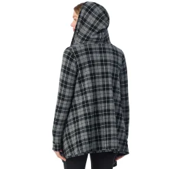 Discount Fleecewear With Stretch Long Sleeve Hooded Wrap Women Lounge|Wraps + Hoodies