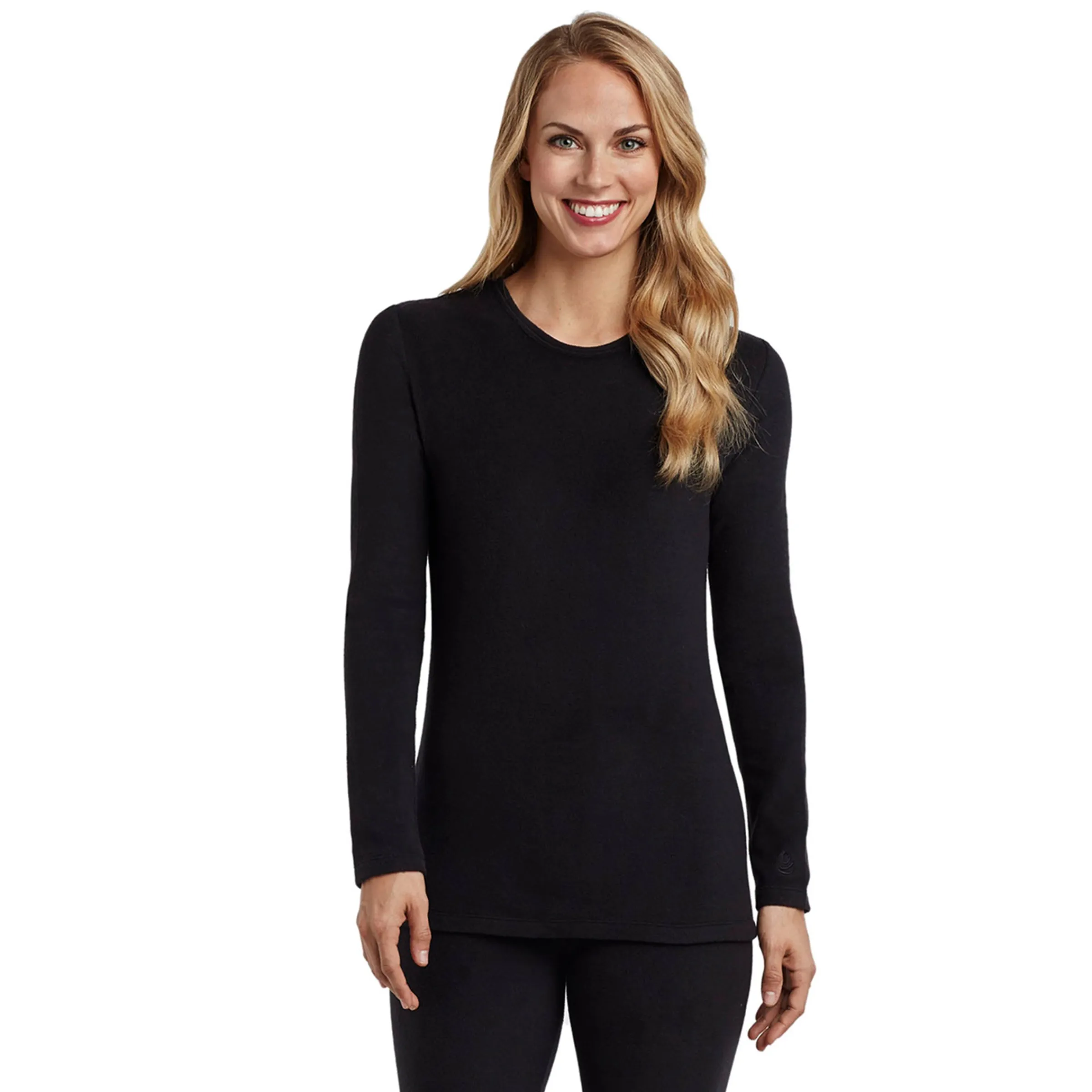 Fleecewear With Stretch Long Sleeve Crew TALL Women Petite + Tall|Long Sleeves