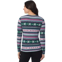 Fleecewear With Stretch Long Sleeve Crew TALL Women Petite + Tall|Long Sleeves