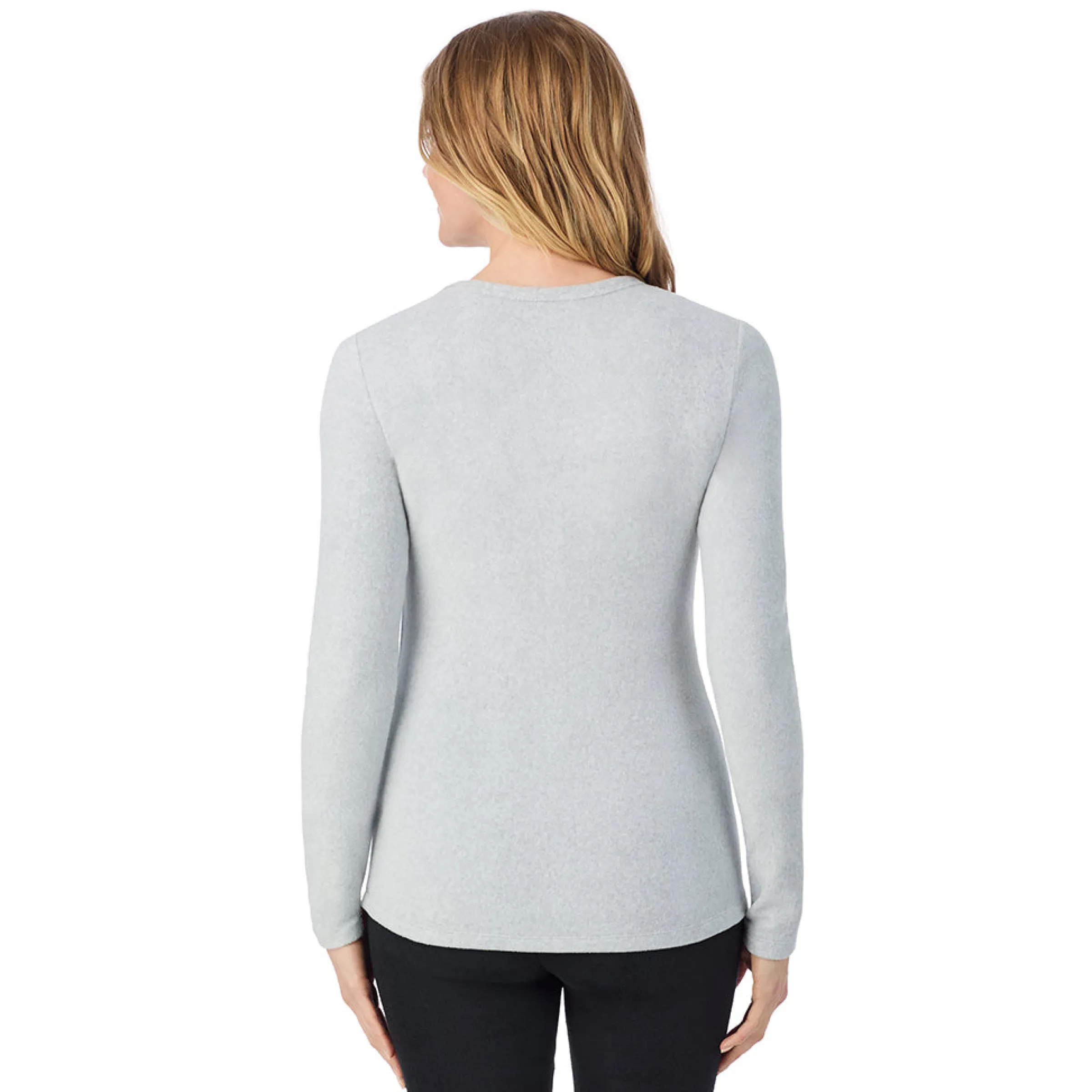 Fleecewear With Stretch Long Sleeve Crew TALL Women Petite + Tall|Long Sleeves