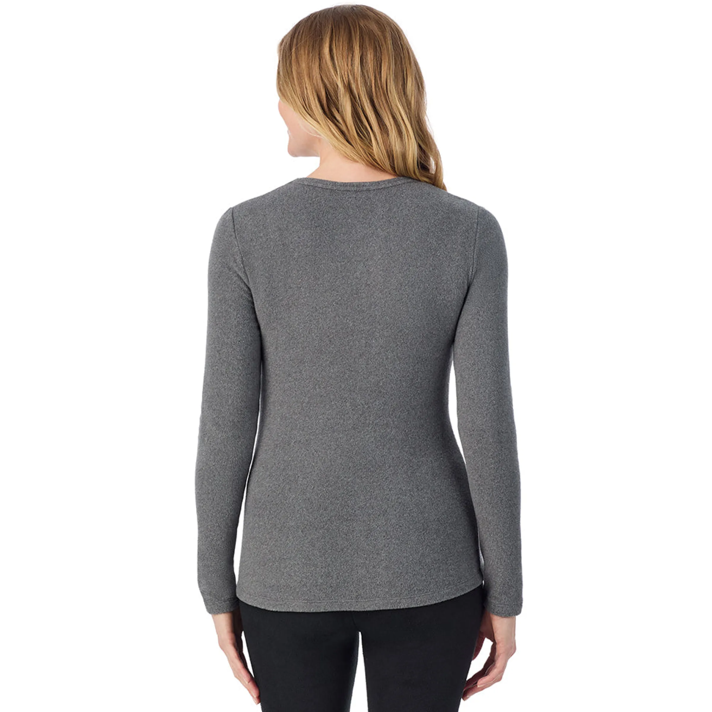 Fleecewear With Stretch Long Sleeve Crew TALL Women Petite + Tall|Long Sleeves