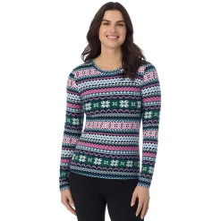 Online Fleecewear With Stretch Long Sleeve Crew PETITE Women Petite + Tall|Long Sleeves