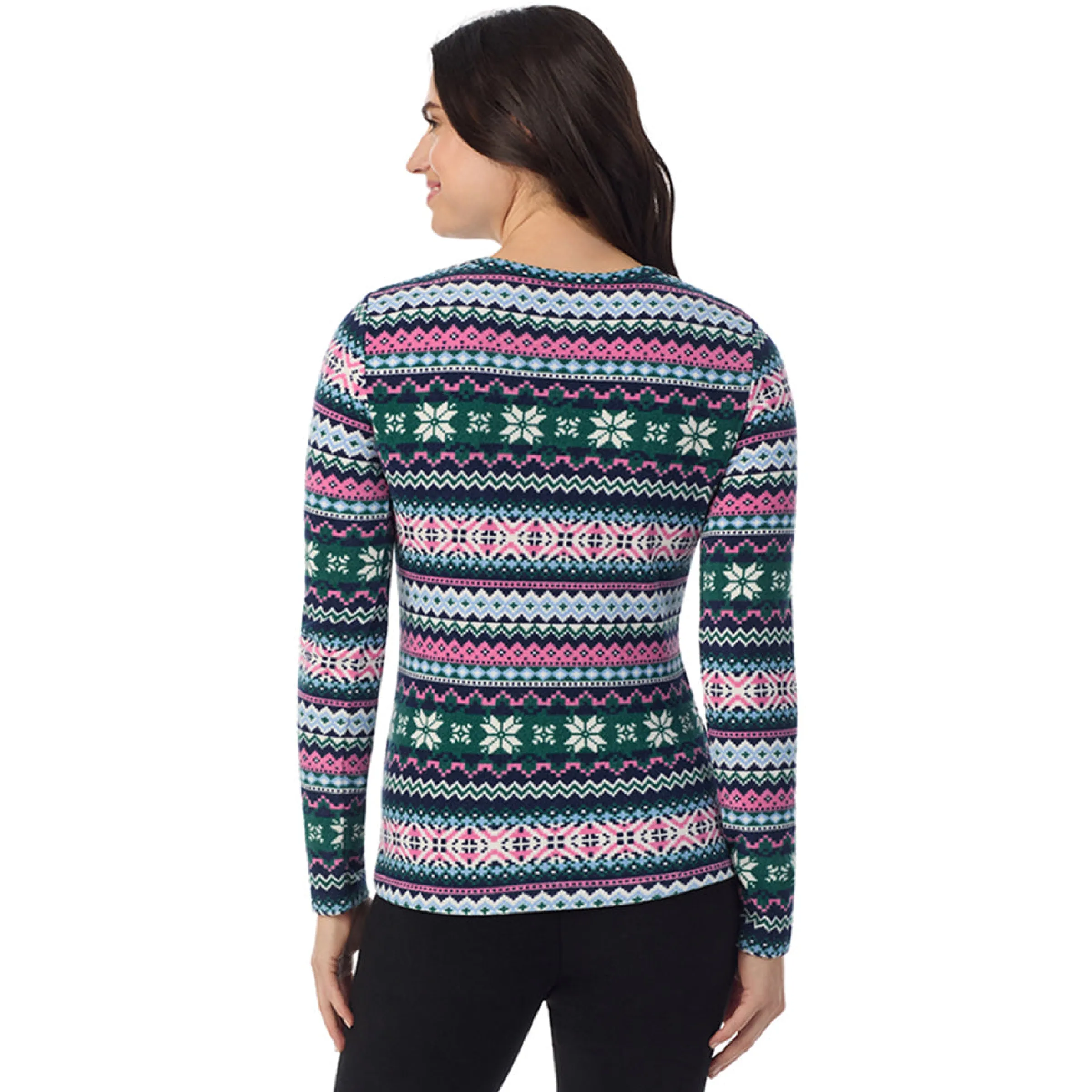Online Fleecewear With Stretch Long Sleeve Crew PETITE Women Petite + Tall|Long Sleeves
