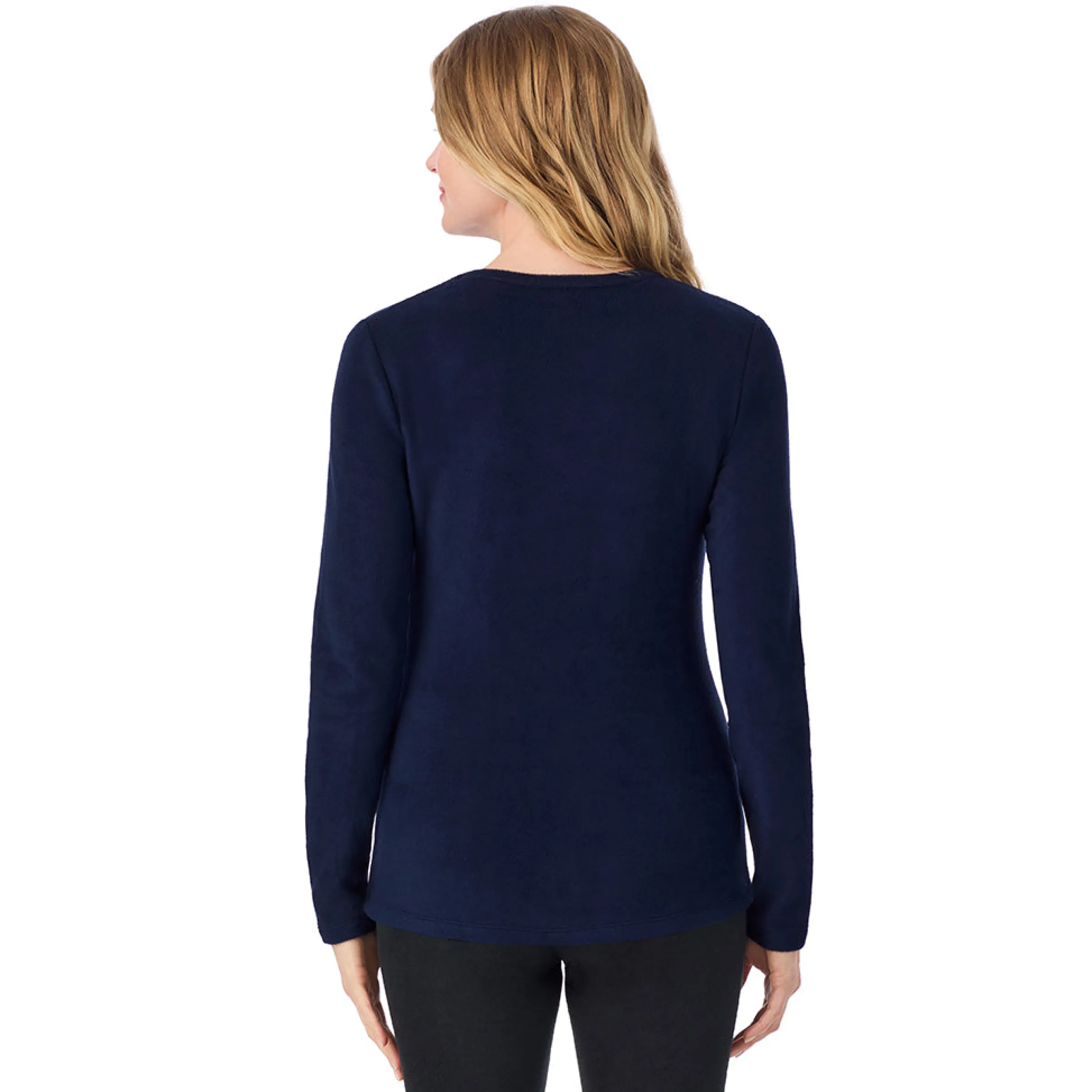 Online Fleecewear With Stretch Long Sleeve Crew PETITE Women Petite + Tall|Long Sleeves