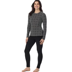 Online Fleecewear With Stretch Long Sleeve Crew PETITE Women Petite + Tall|Long Sleeves
