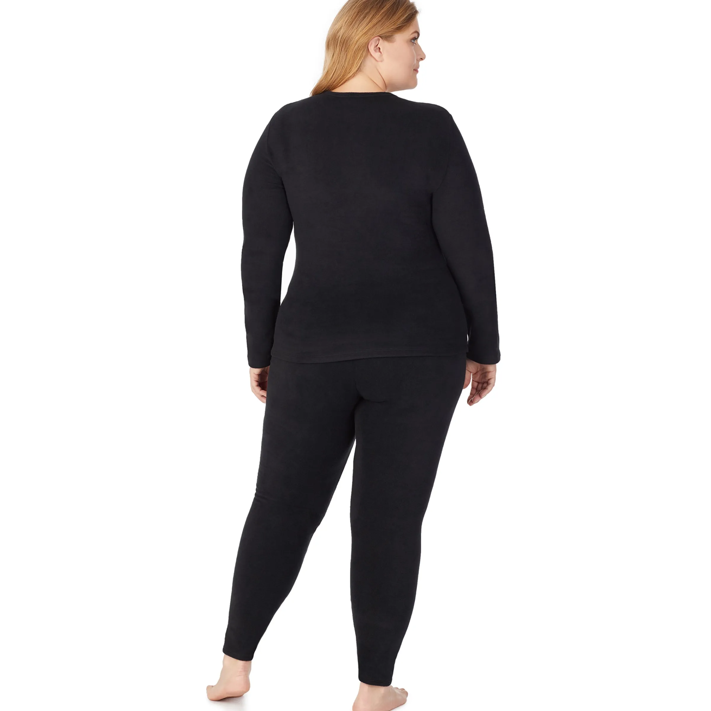Online Fleecewear With Stretch Legging PLUS Women Plus Size|Bottoms