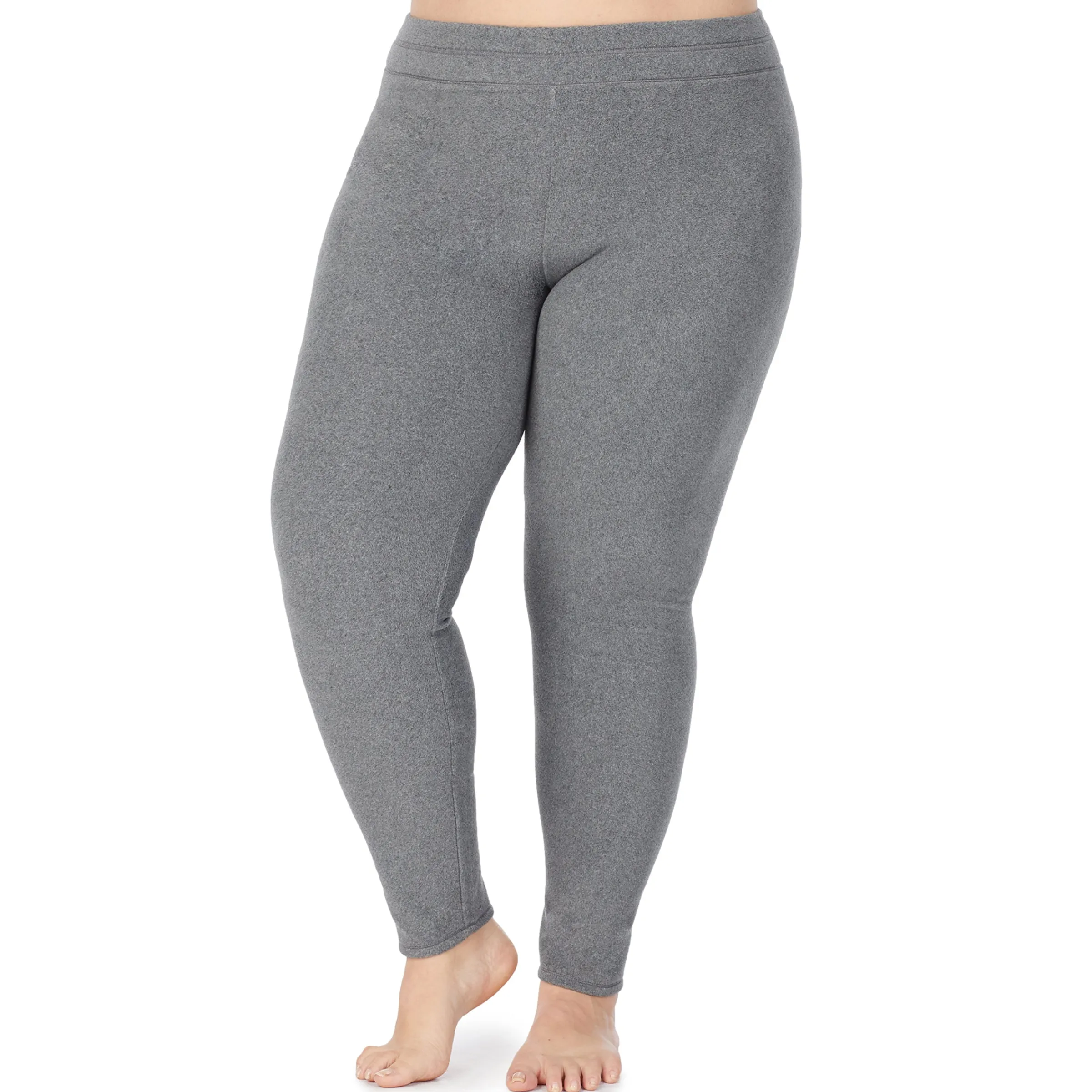 Online Fleecewear With Stretch Legging PLUS Women Plus Size|Bottoms