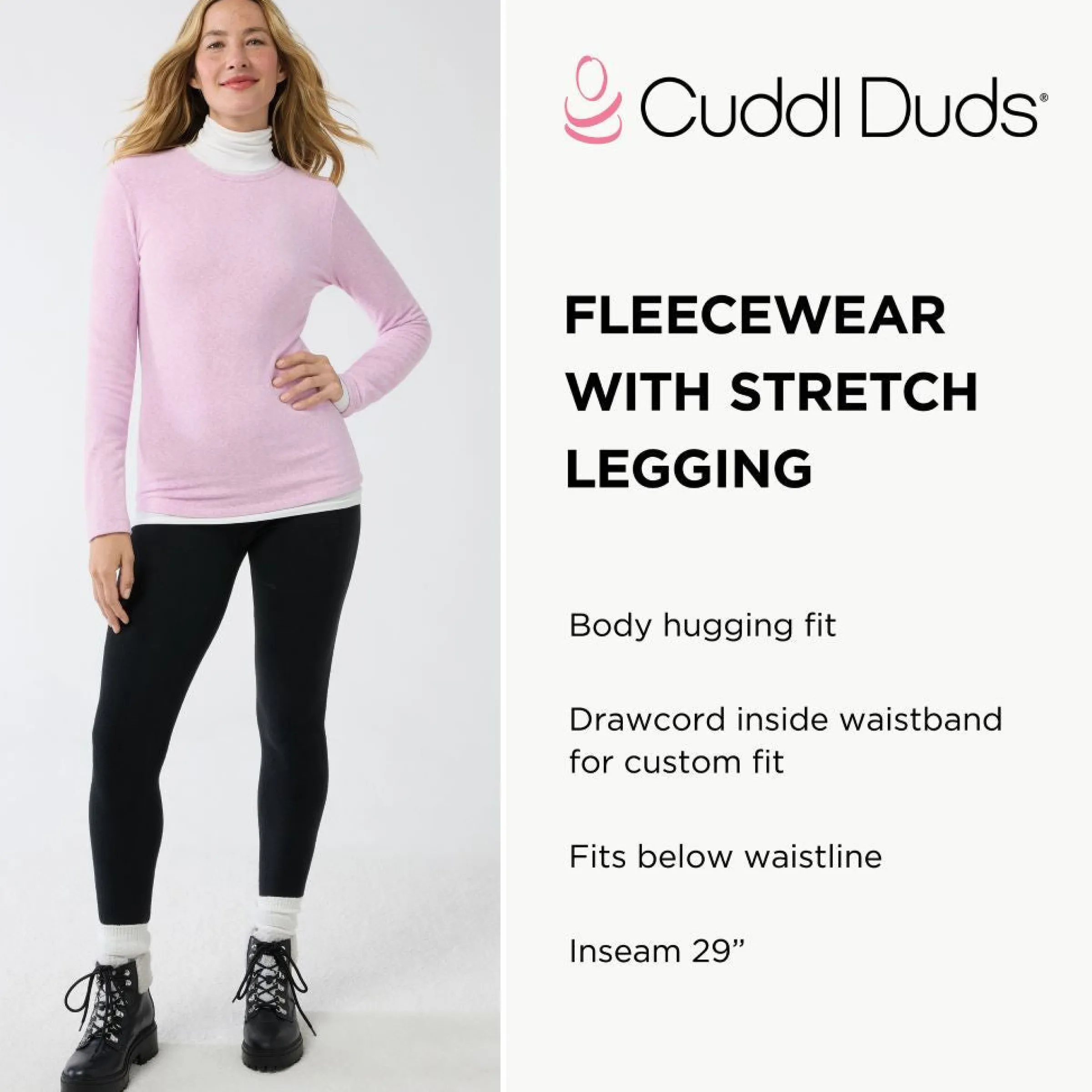 Clearance Fleecewear With Stretch Legging Women Bottoms