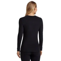 Outlet Fleecewear With Stretch Long Sleeve Crew Women Long Sleeves
