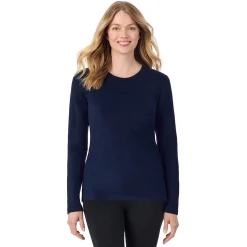 Outlet Fleecewear With Stretch Long Sleeve Crew Women Long Sleeves