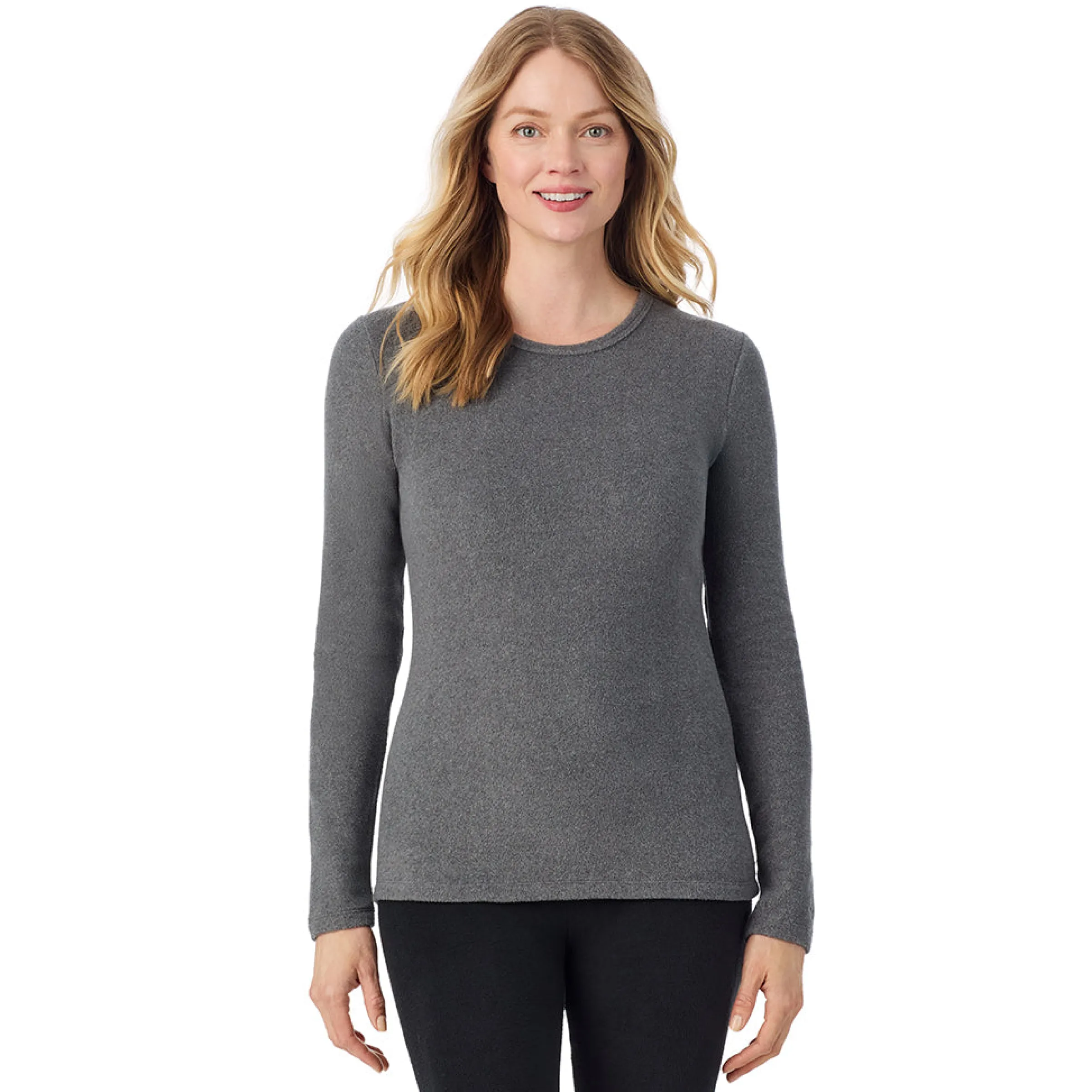 Outlet Fleecewear With Stretch Long Sleeve Crew Women Long Sleeves