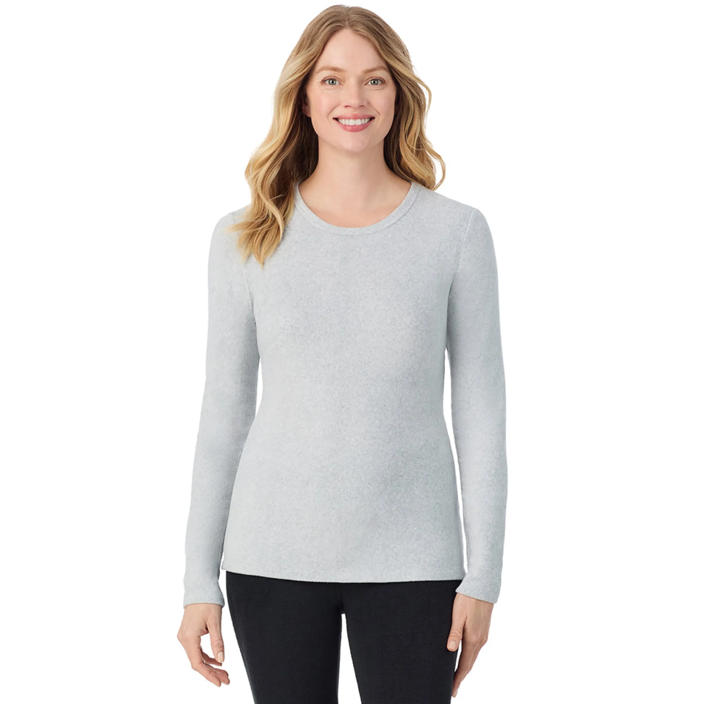 Outlet Fleecewear With Stretch Long Sleeve Crew Women Long Sleeves