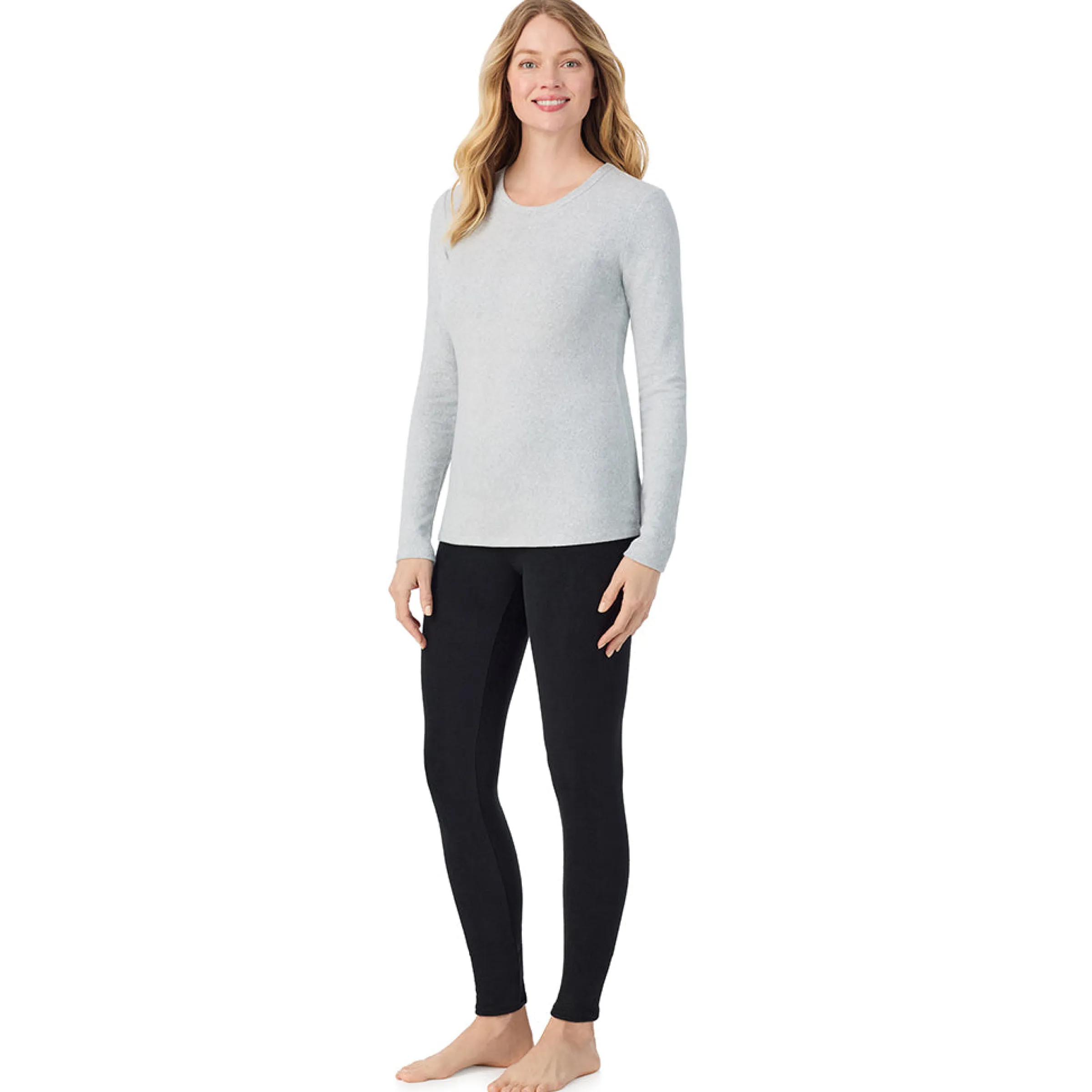 Outlet Fleecewear With Stretch Long Sleeve Crew Women Long Sleeves