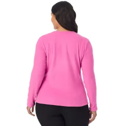 Hot Fleecewear With Stretch Long Sleeve Crew PLUS Women Plus Size|Long Sleeves