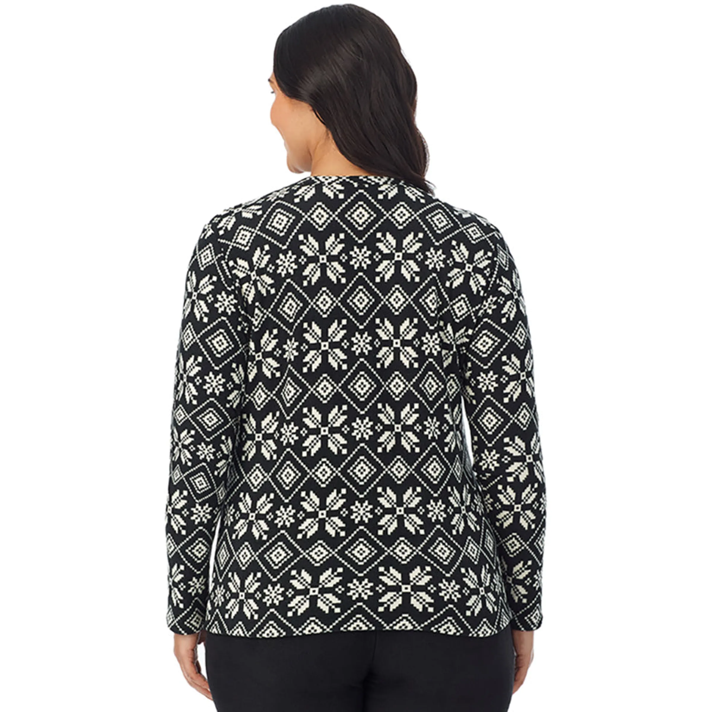 Hot Fleecewear With Stretch Long Sleeve Crew PLUS Women Plus Size|Long Sleeves