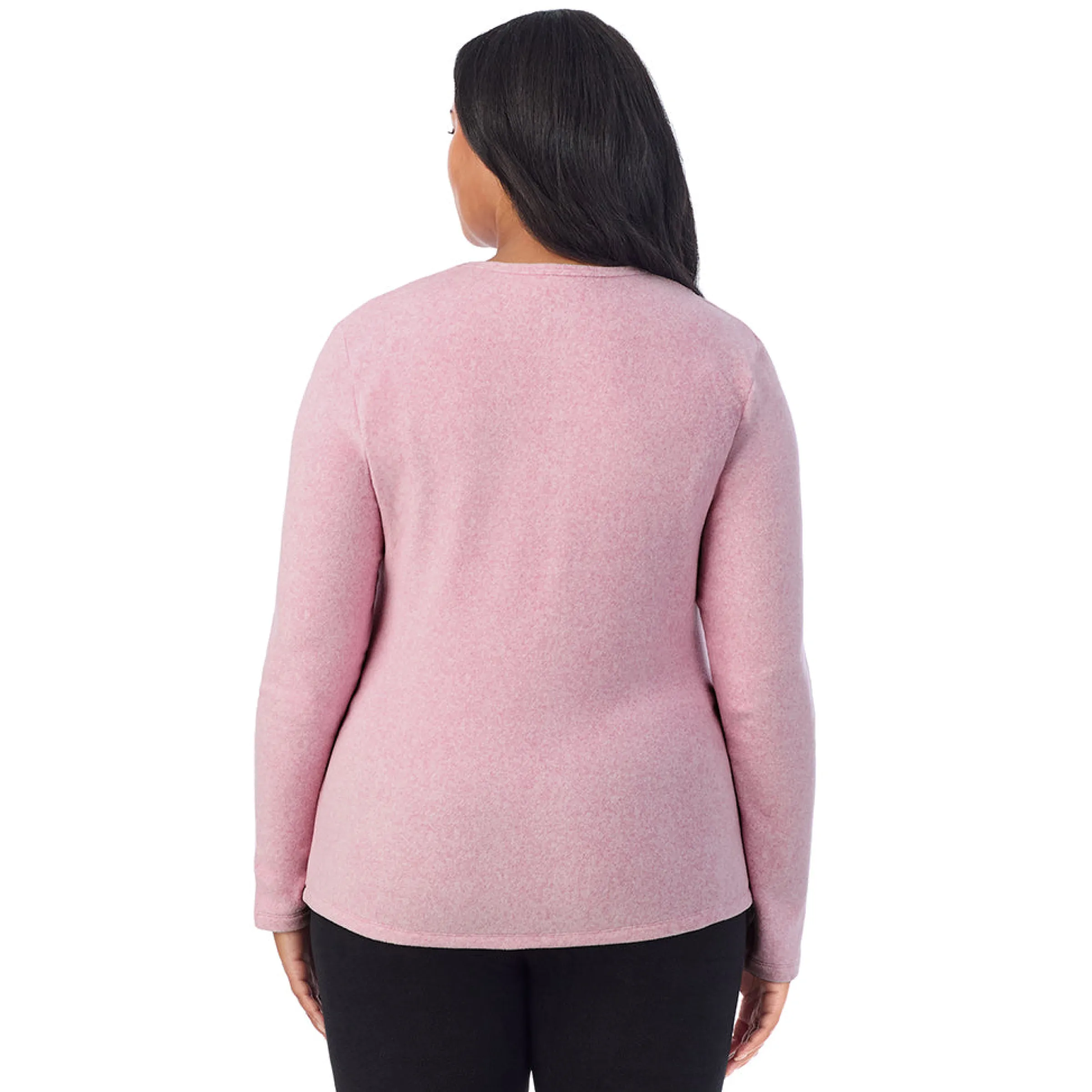 Hot Fleecewear With Stretch Long Sleeve Crew PLUS Women Plus Size|Long Sleeves