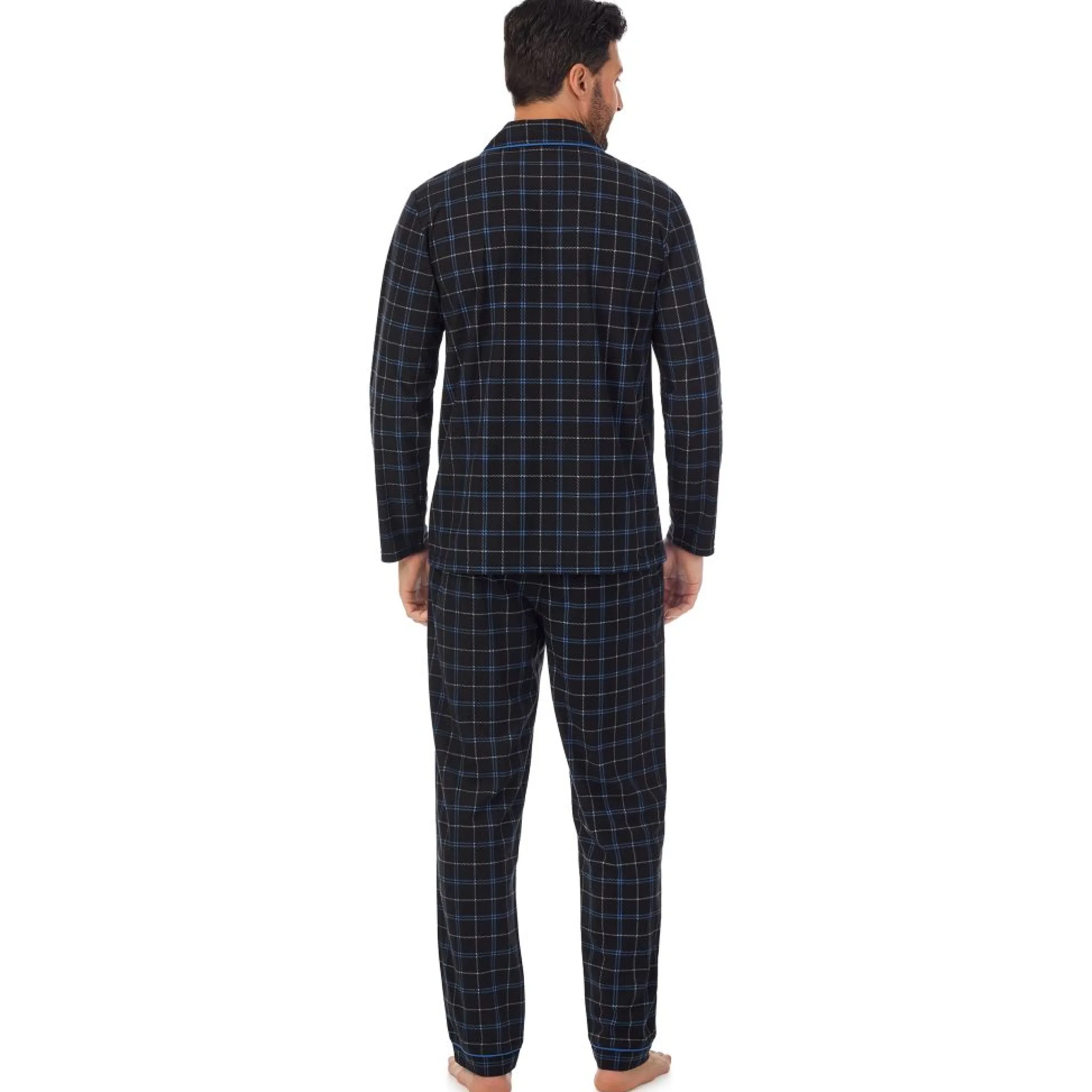 New Mens Cozy Lodge Notch Pajama 2-Pc Set Sleepwear